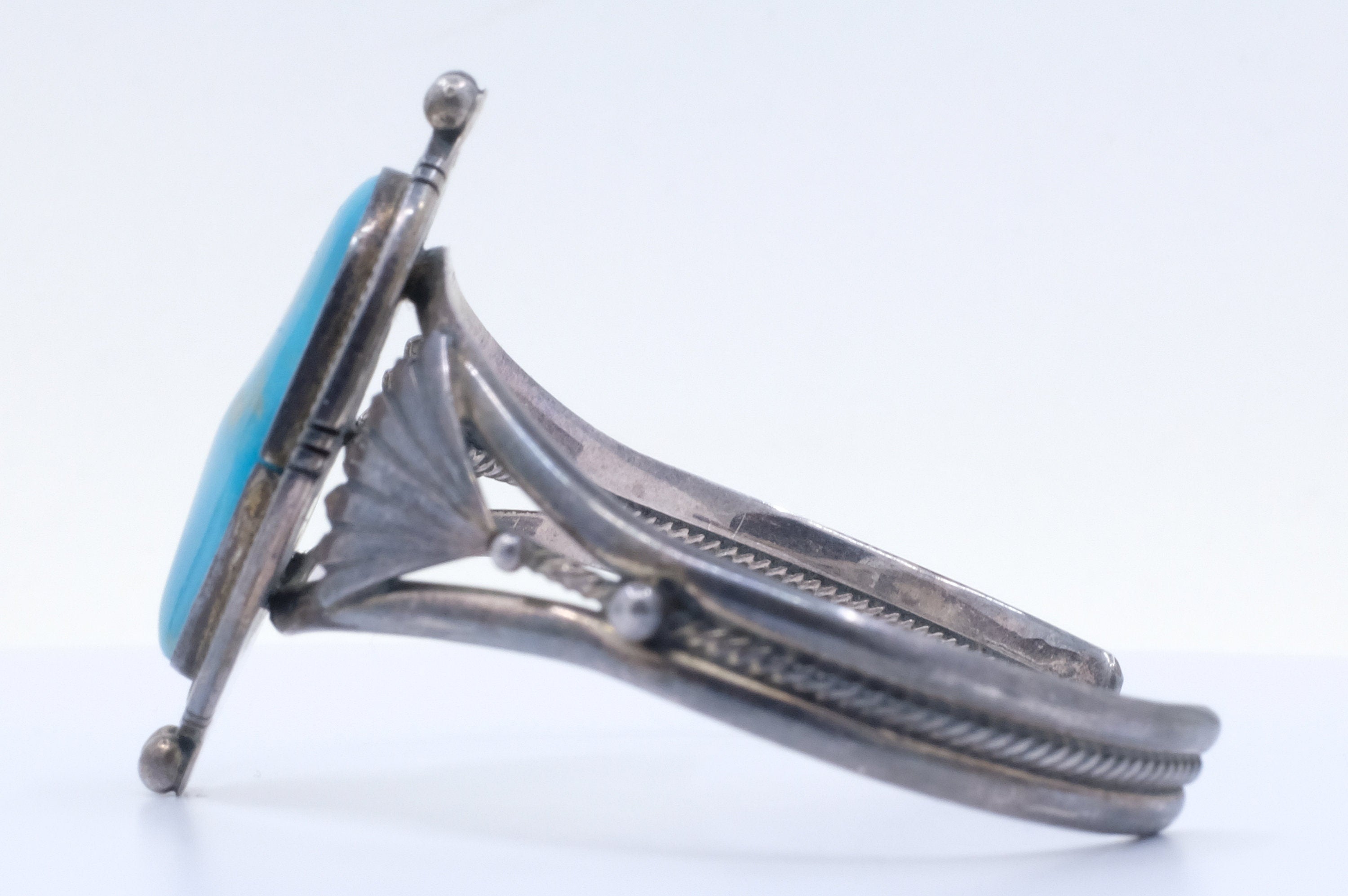 Sterling Silver Turquoise Navajo Cuff Bracelet