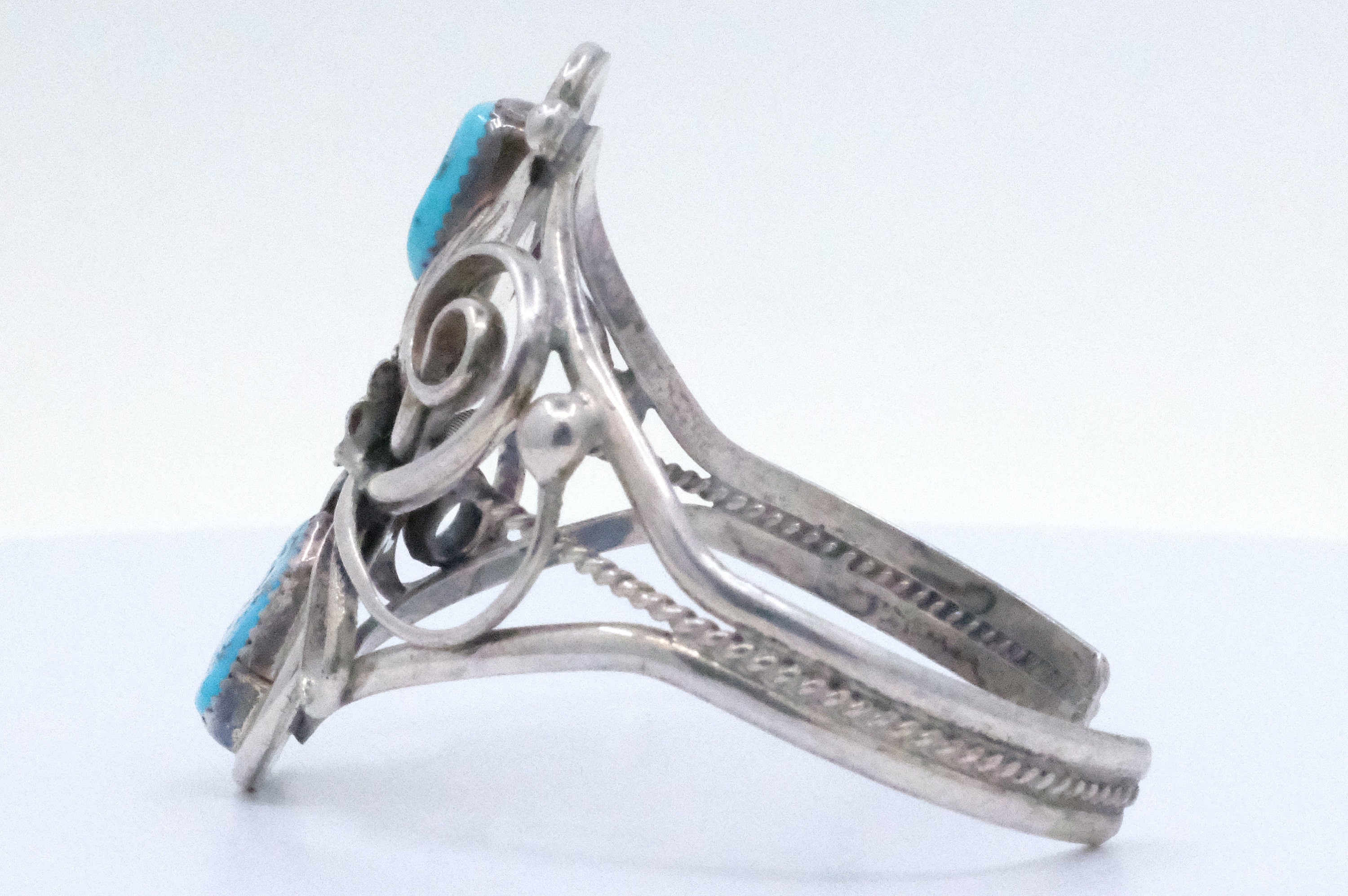 Sterling Silver Turquoise Navajo Cuff Bracelet