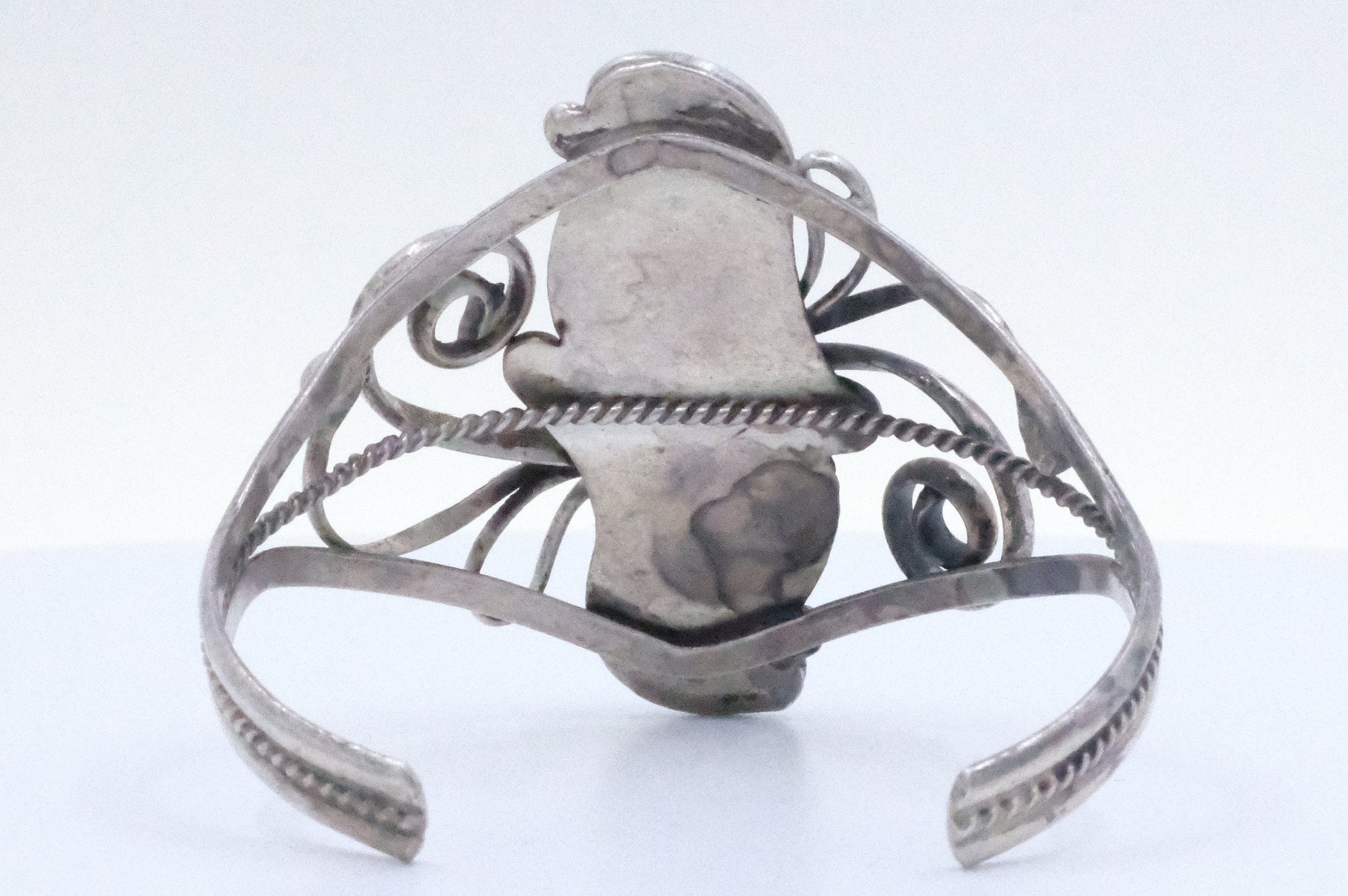 Sterling Silver Turquoise Navajo Cuff Bracelet