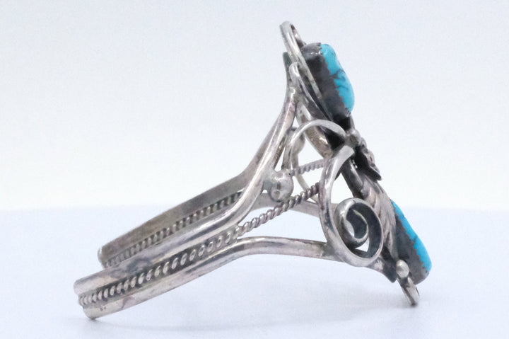 Sterling Silver Turquoise Navajo Cuff Bracelet