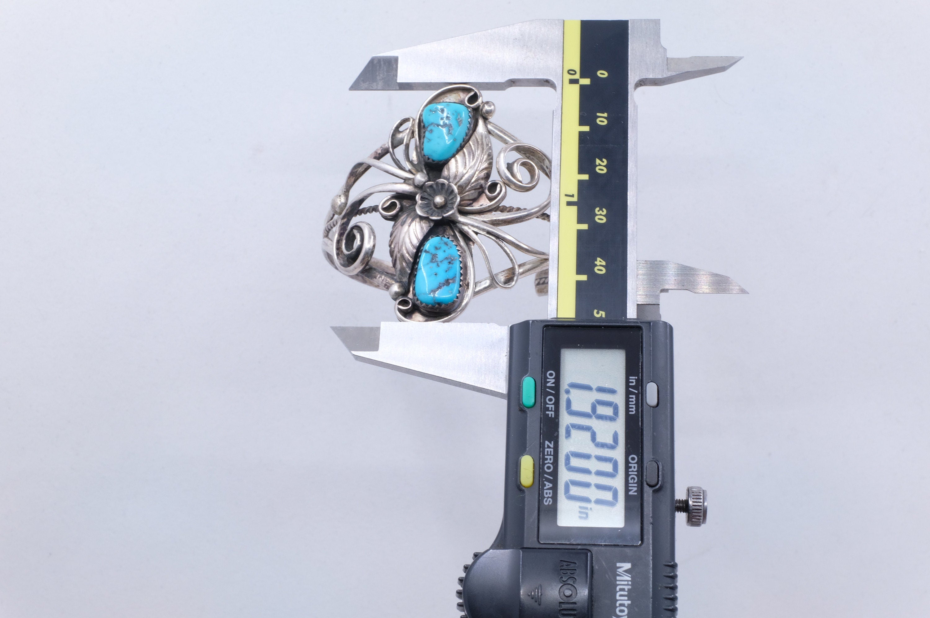 Sterling Silver Turquoise Navajo Cuff Bracelet