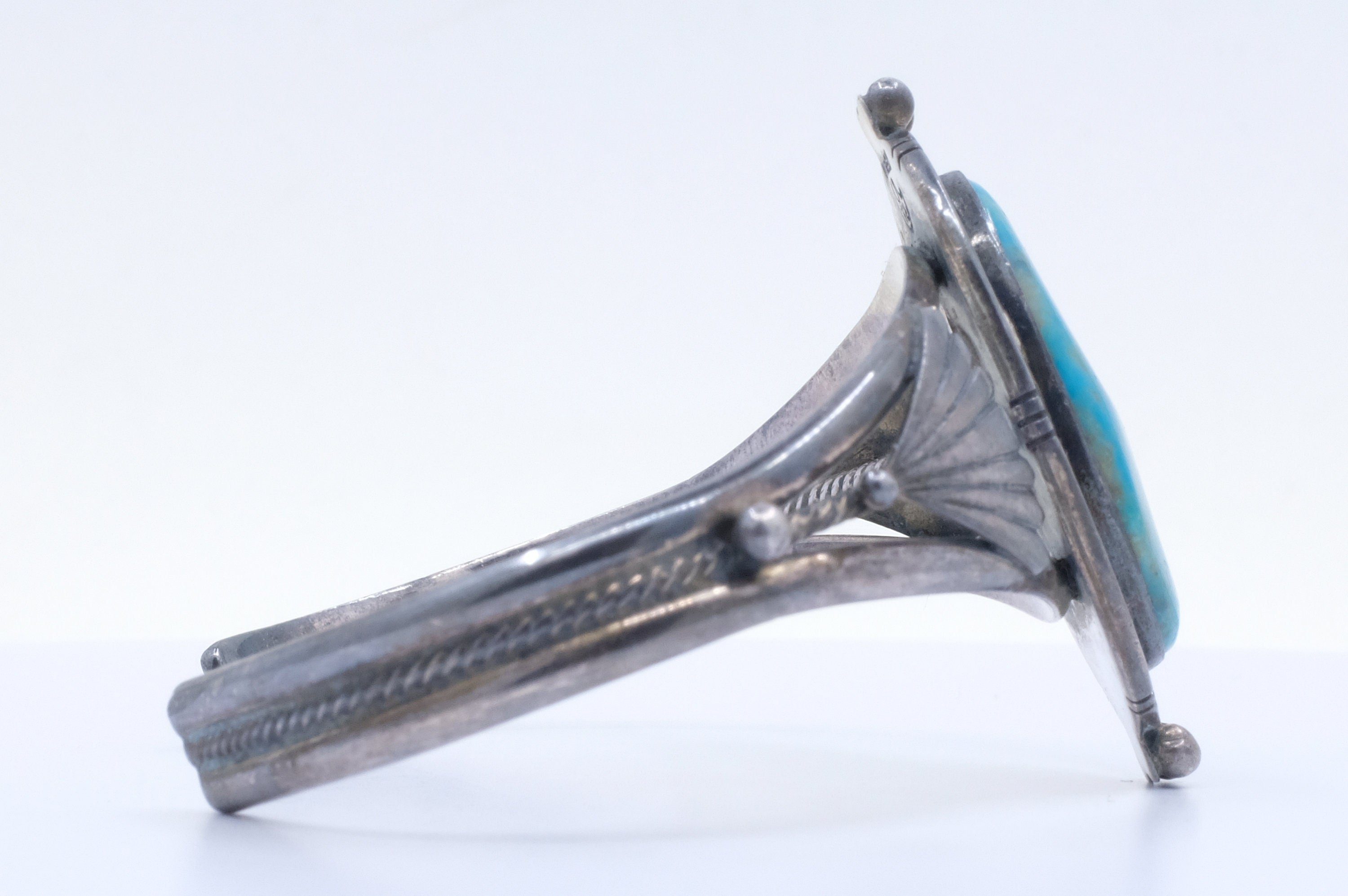 Sterling Silver Turquoise Navajo Cuff Bracelet
