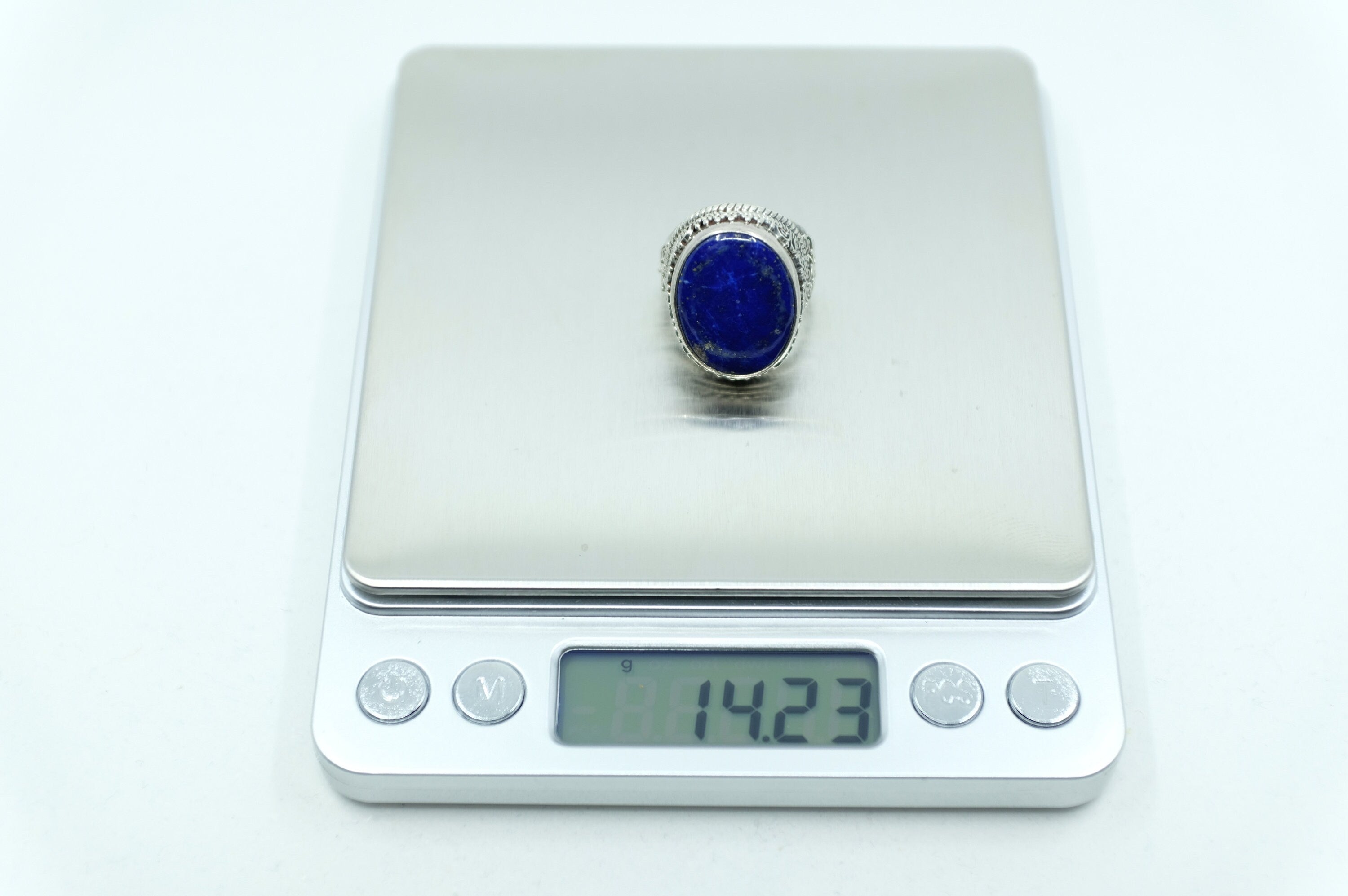 Sterling Silver Balinese Lapis Ring