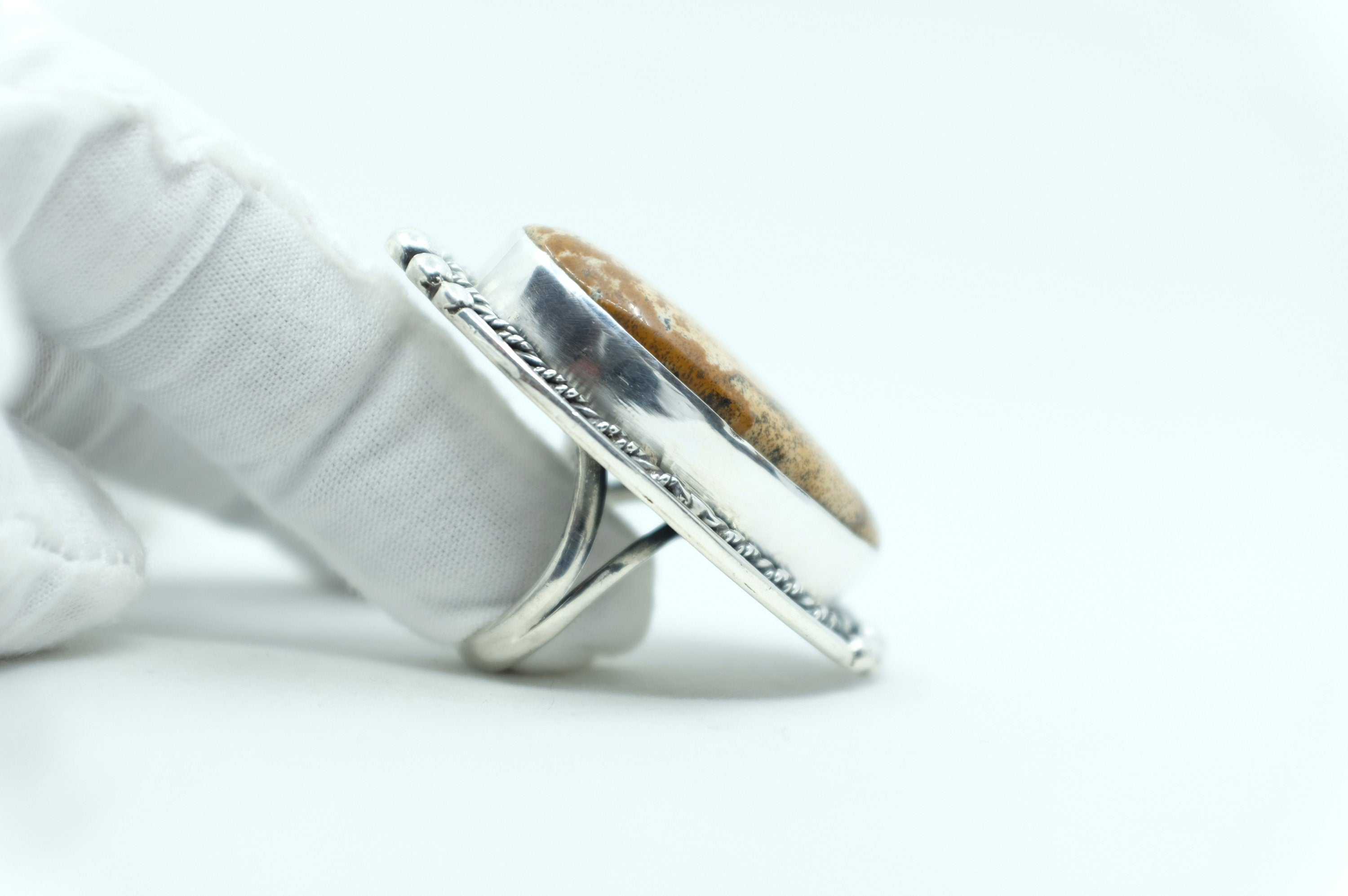 Sterling Silver Jasper Ring