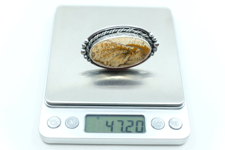 Sterling Silver Jasper Ring