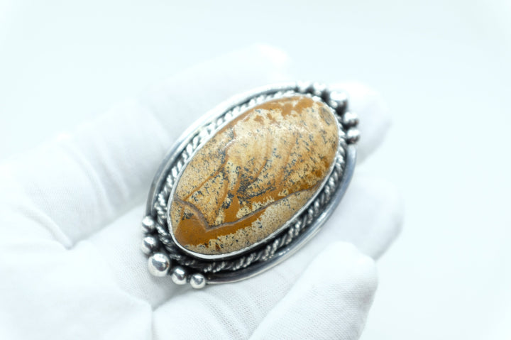 Sterling Silver Jasper Ring