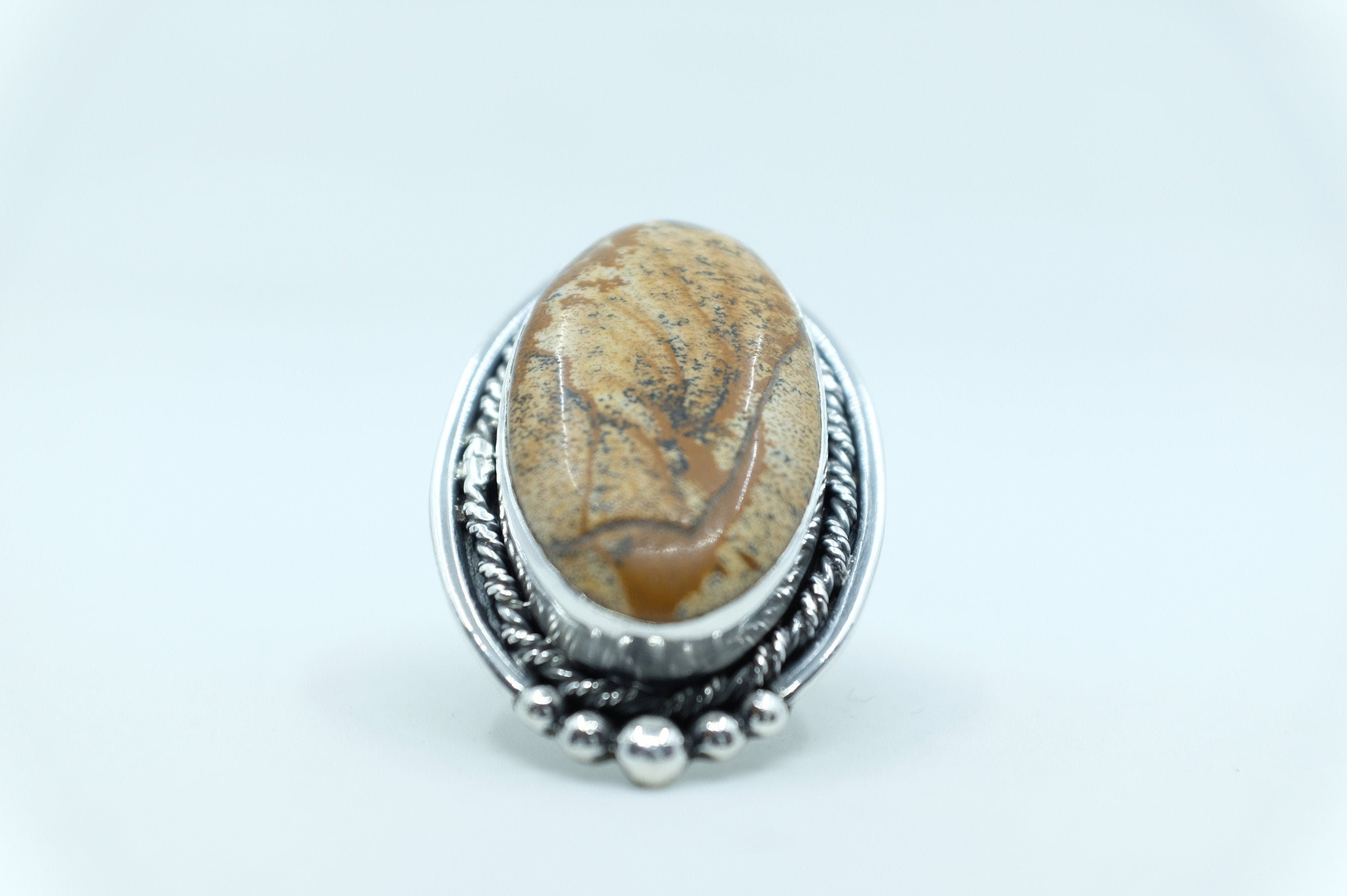 Sterling Silver Jasper Ring