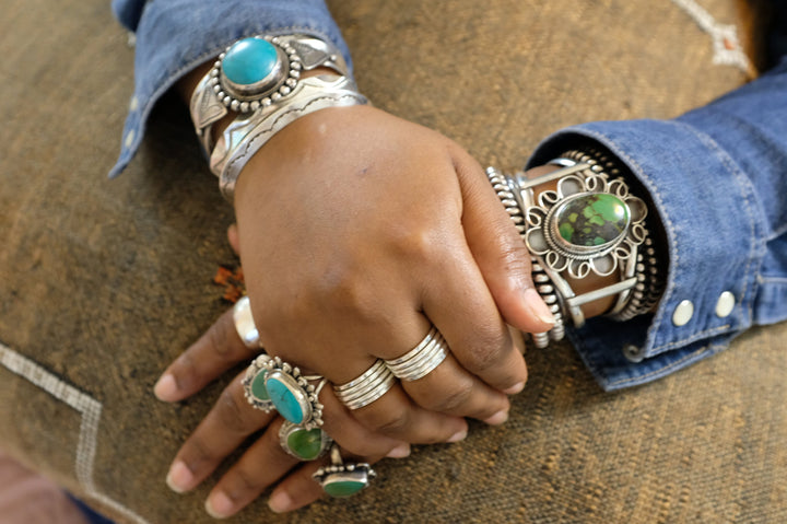 Sterling Silver Turquoise Cuff