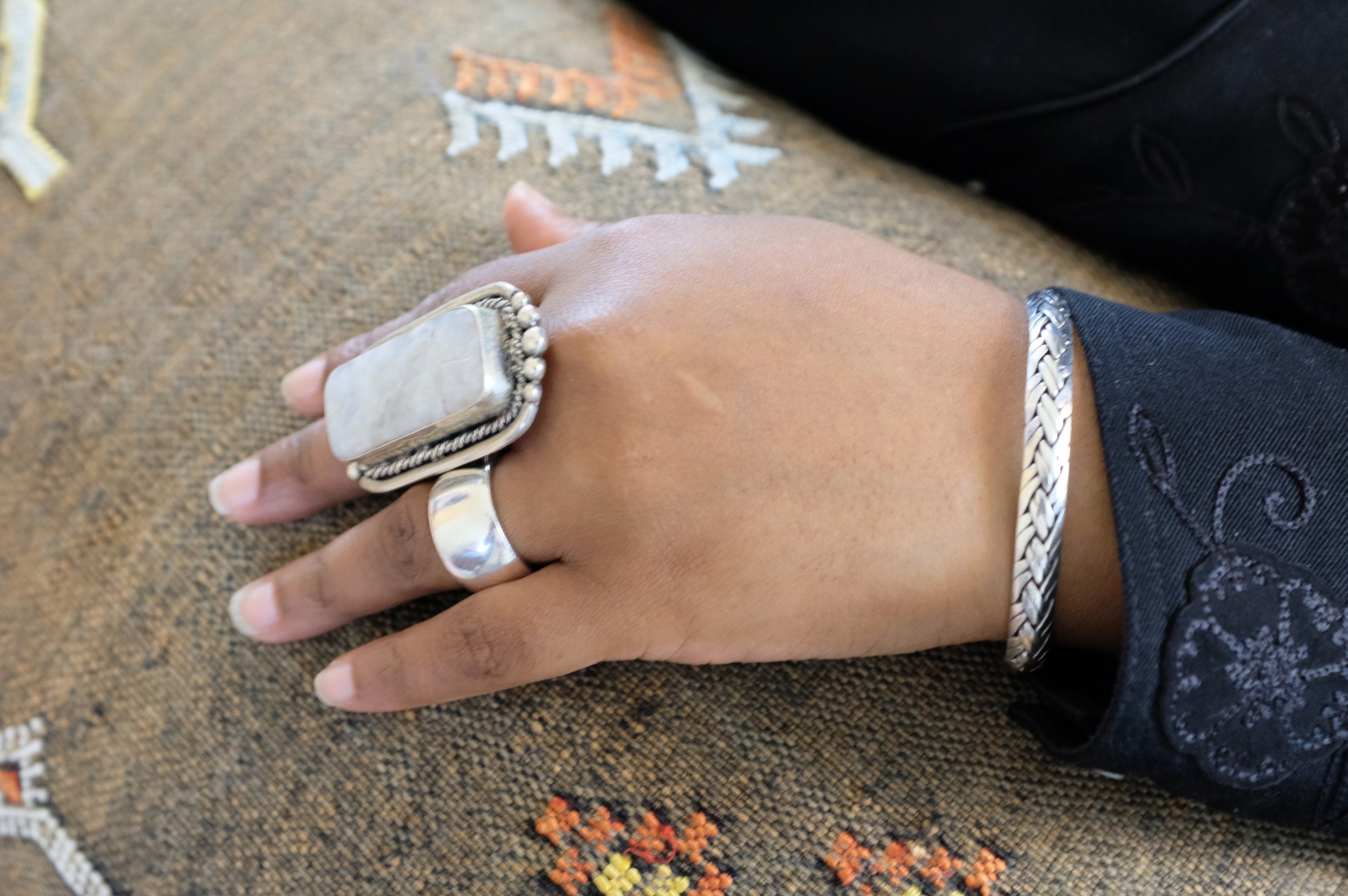 Sterling Silver Balinese Braided Cuff