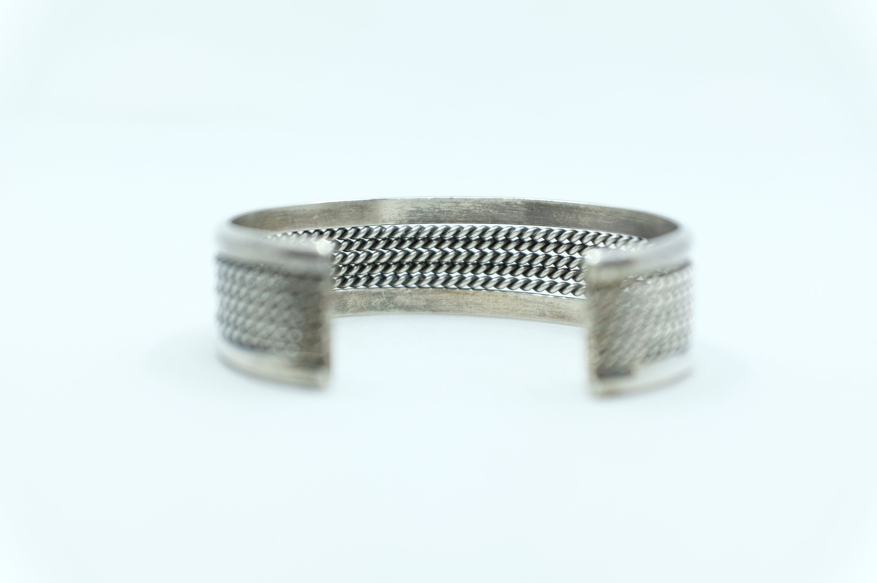 Sterling Silver Tahe Navajo Cuff