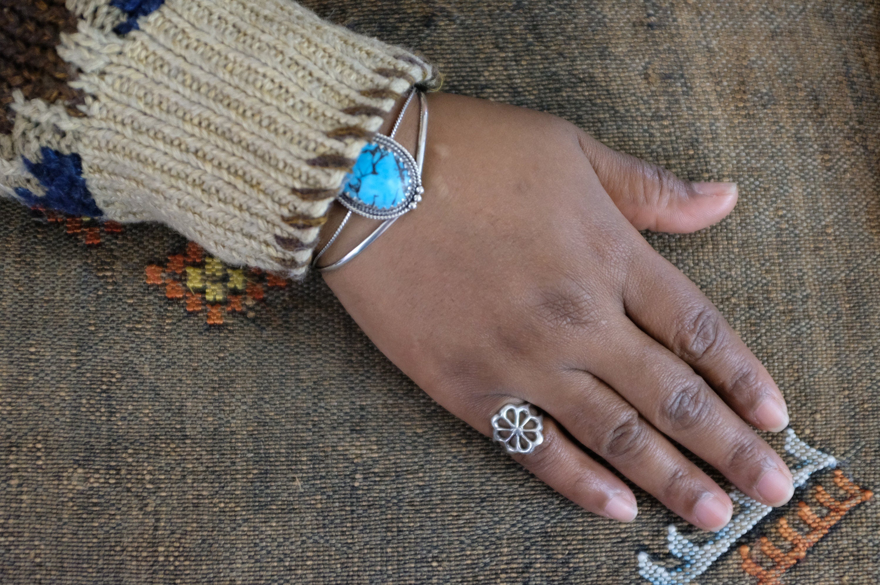 Sterling Silver Turquoise Cuff Bracelet