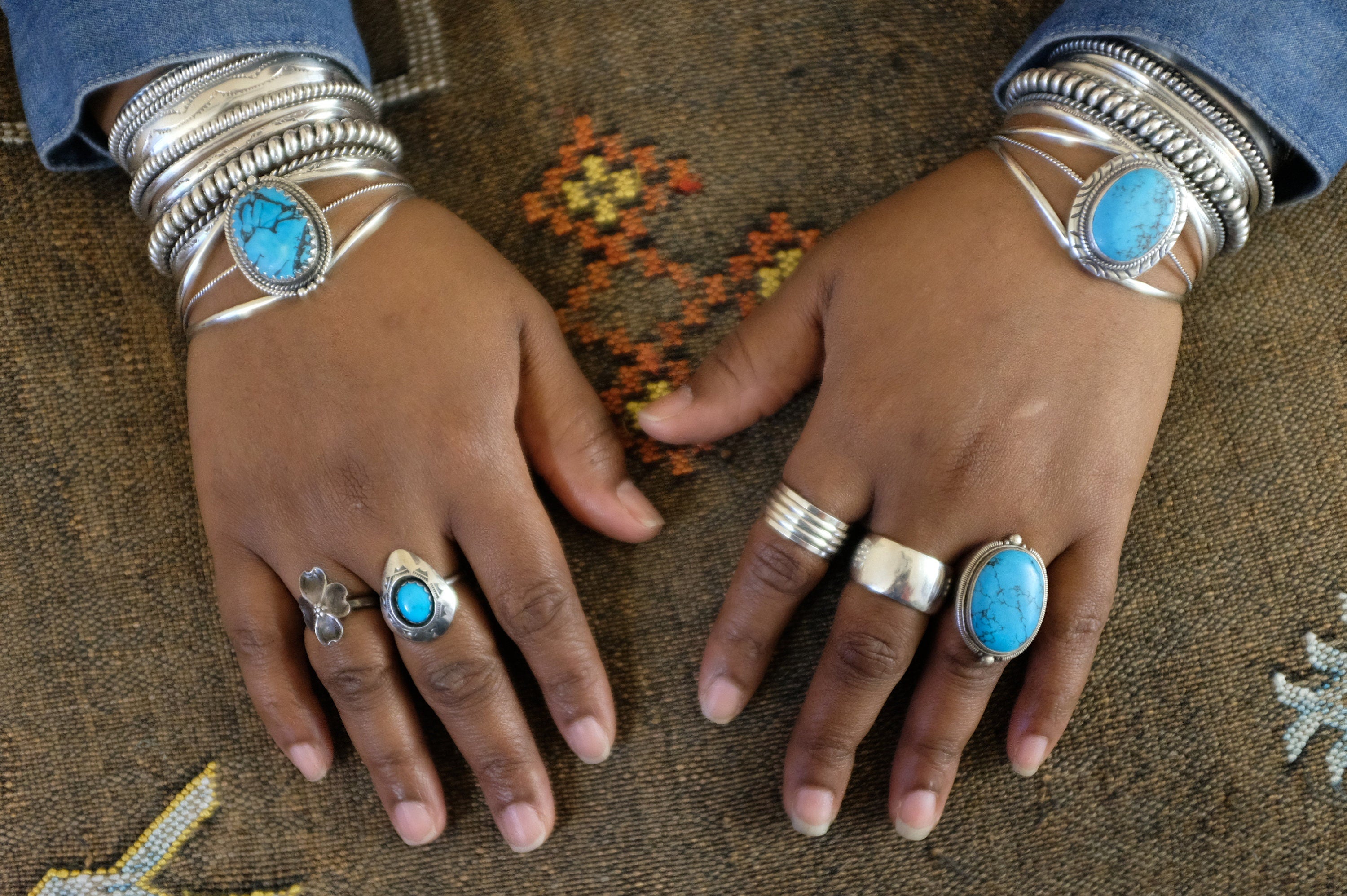 Sterling Silver Turquoise Cuff Bracelet