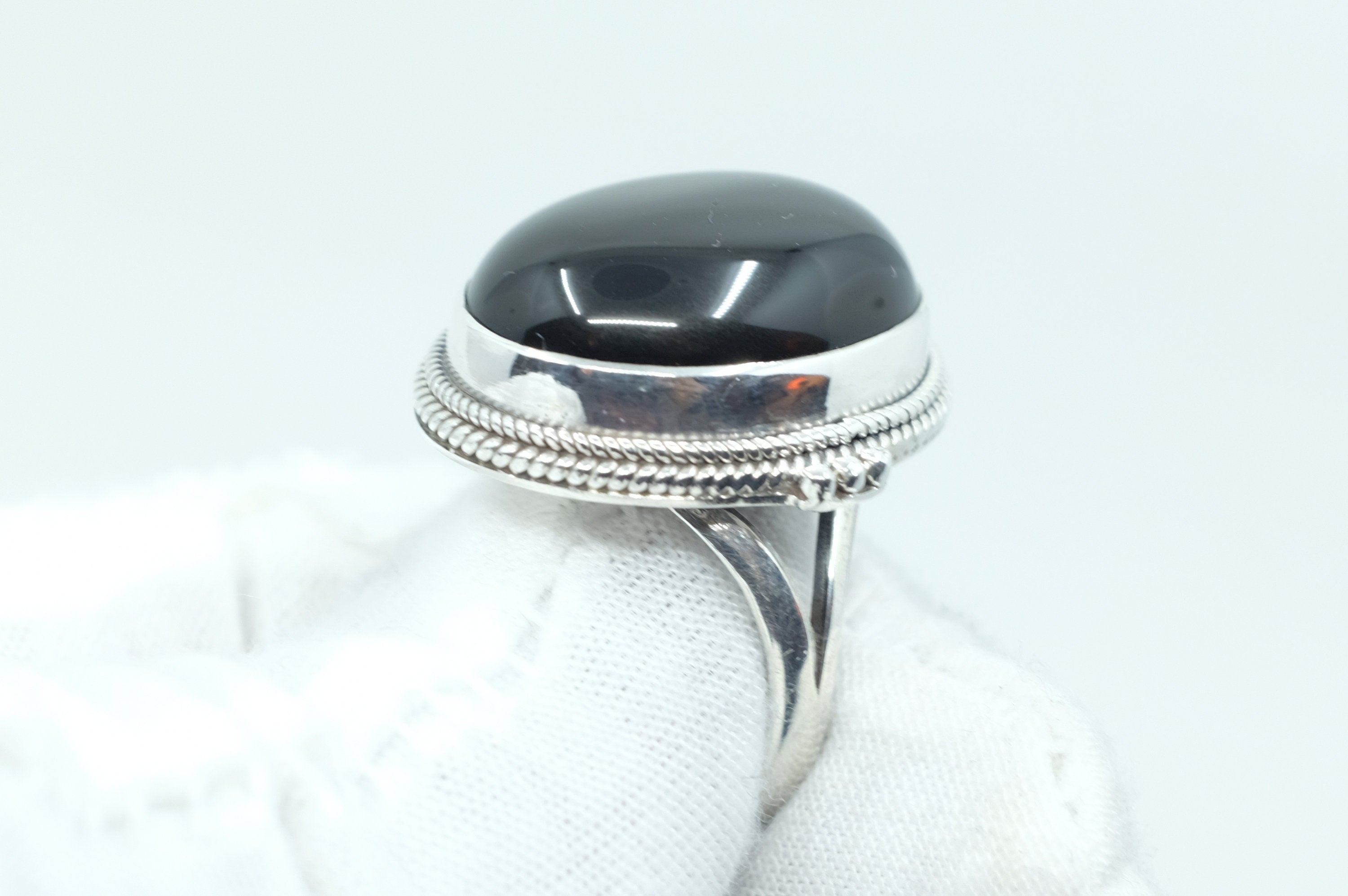 Sterling Silver Onyx Ring