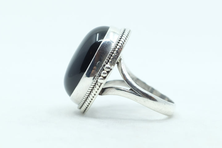 Sterling Silver Onyx Ring