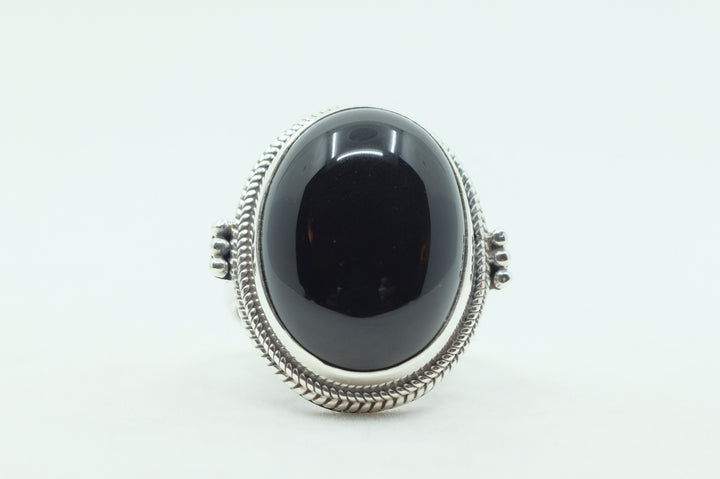 Sterling Silver Onyx Ring