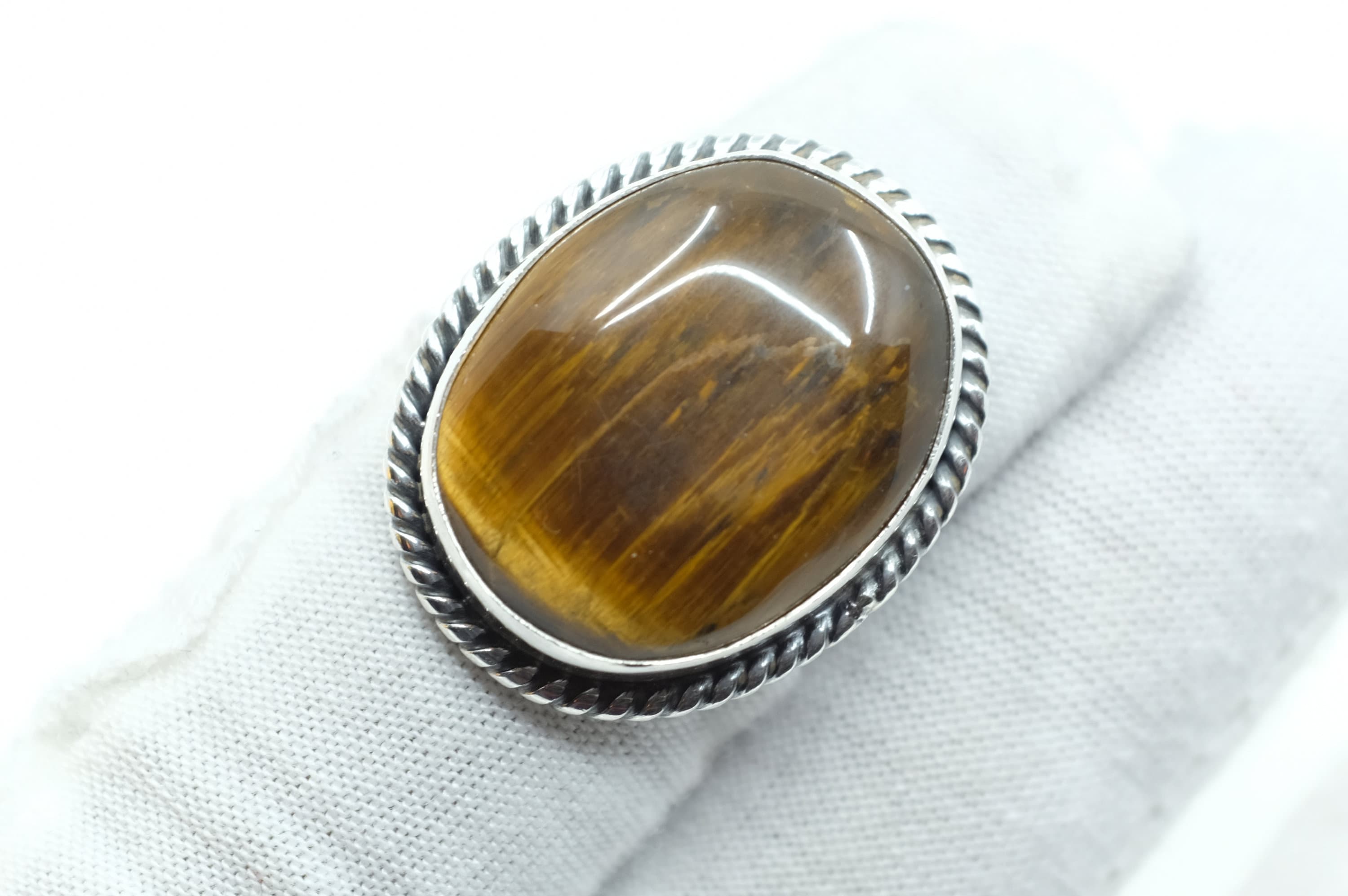 Sterling Silver Tiger's Eye Ring