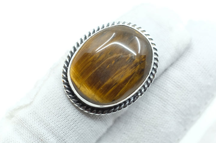 Sterling Silver Tiger's Eye Ring