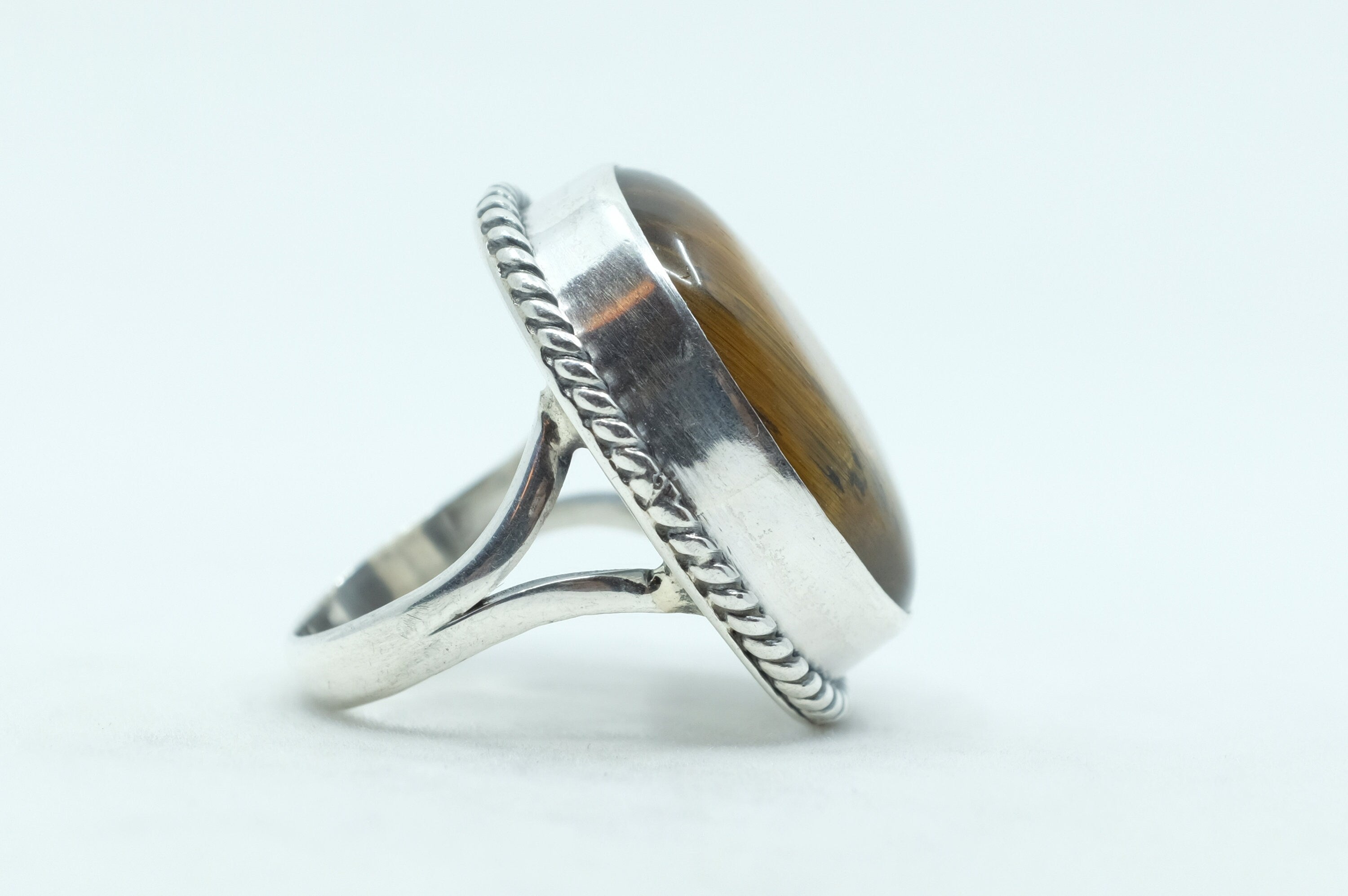 Sterling Silver Tiger's Eye Ring