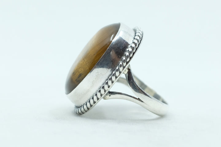 Sterling Silver Tiger's Eye Ring