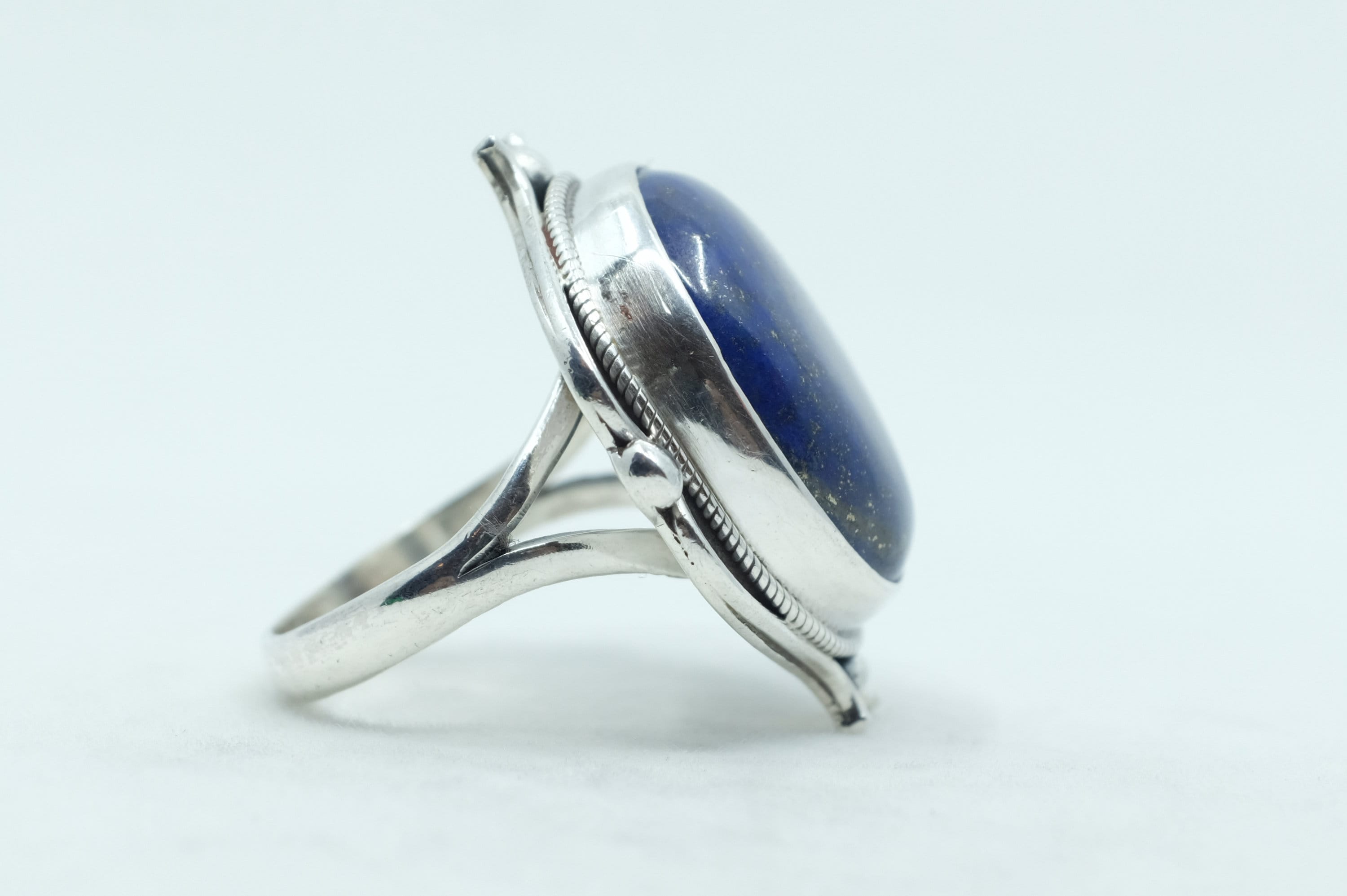 Sterling Silver Lapis Ring (2)