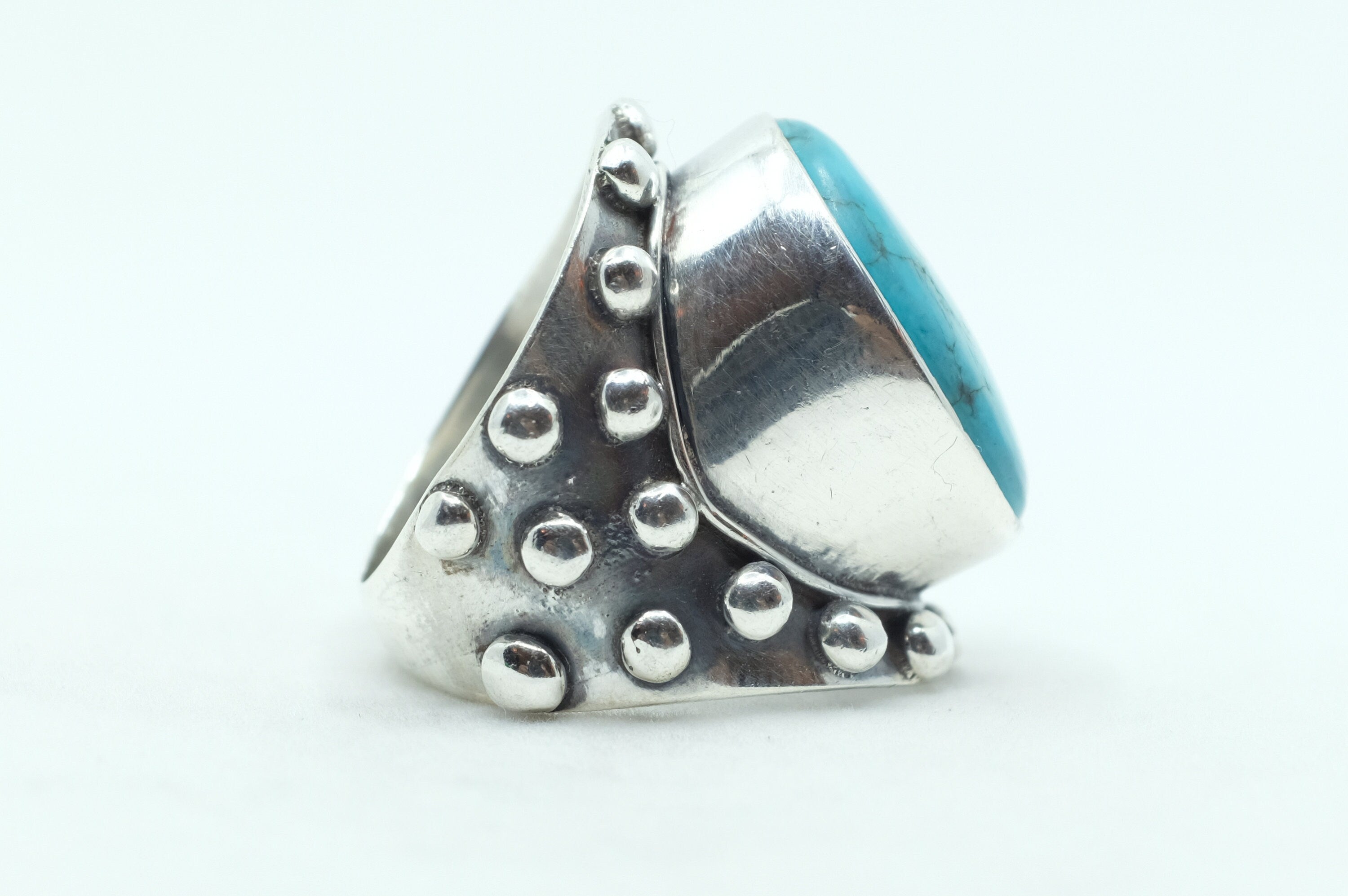 Sterling Silver Tibetan Turquoise Ring