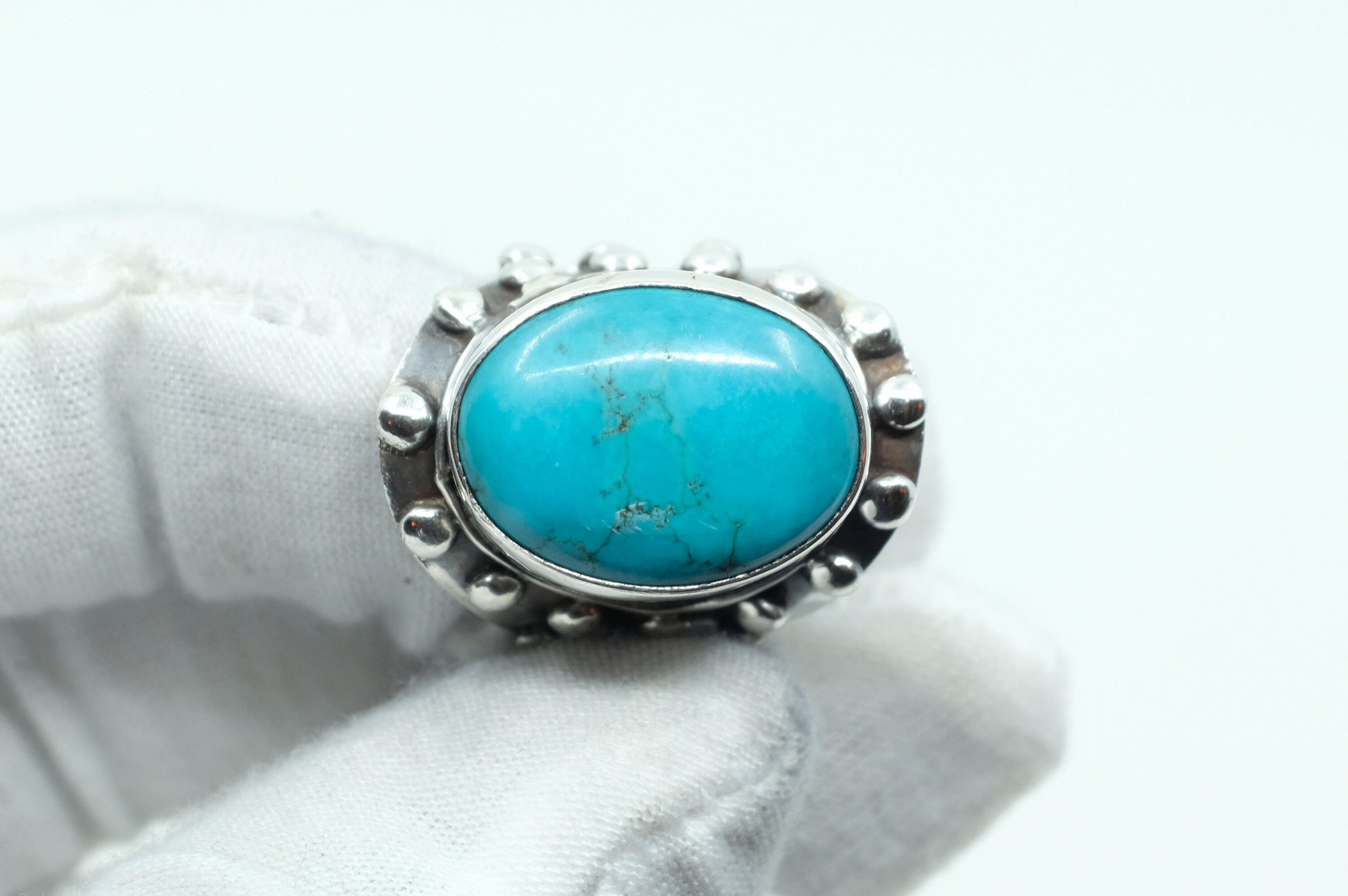 Sterling Silver Tibetan Turquoise Ring