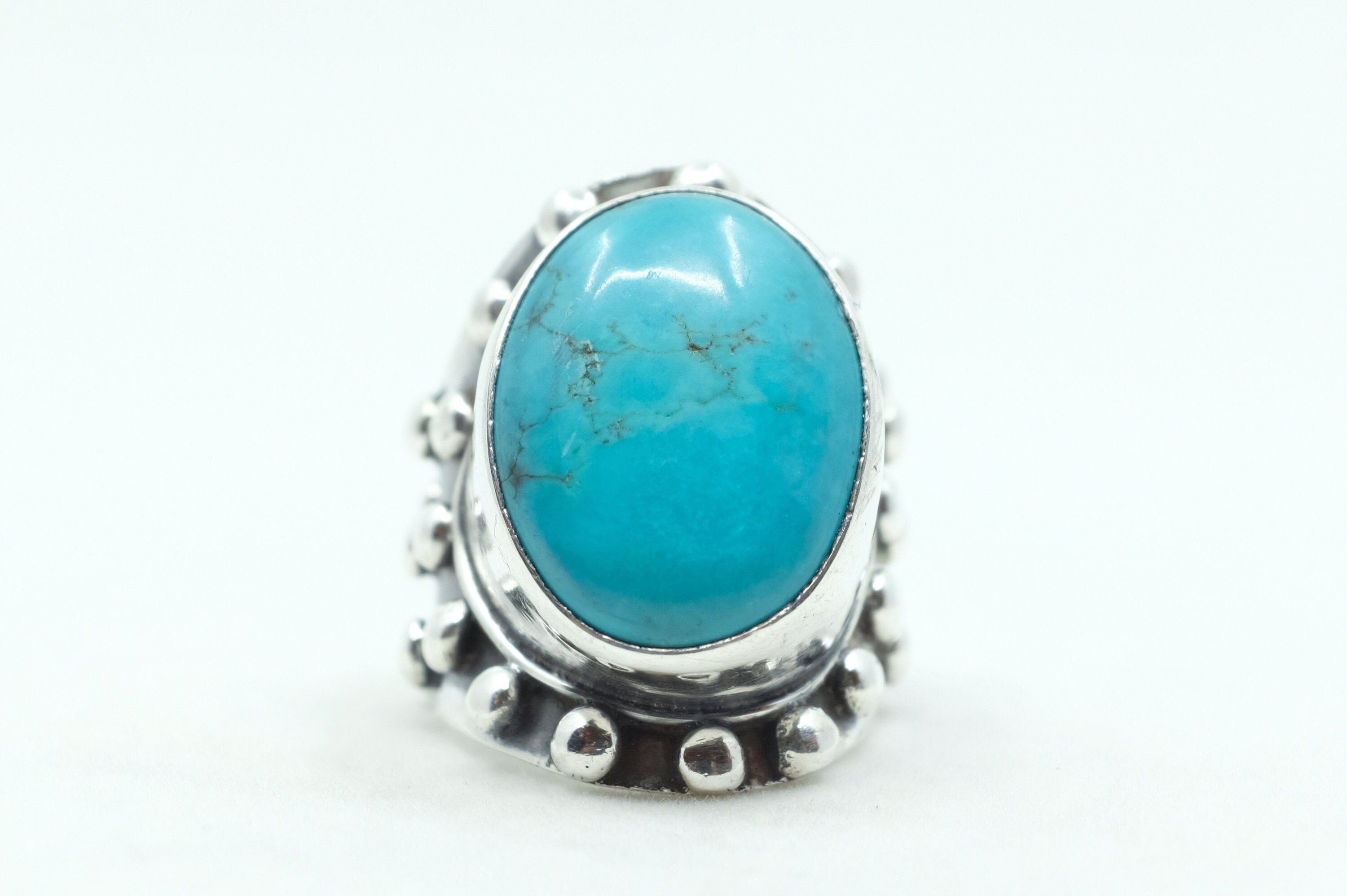 Sterling Silver Tibetan Turquoise Ring