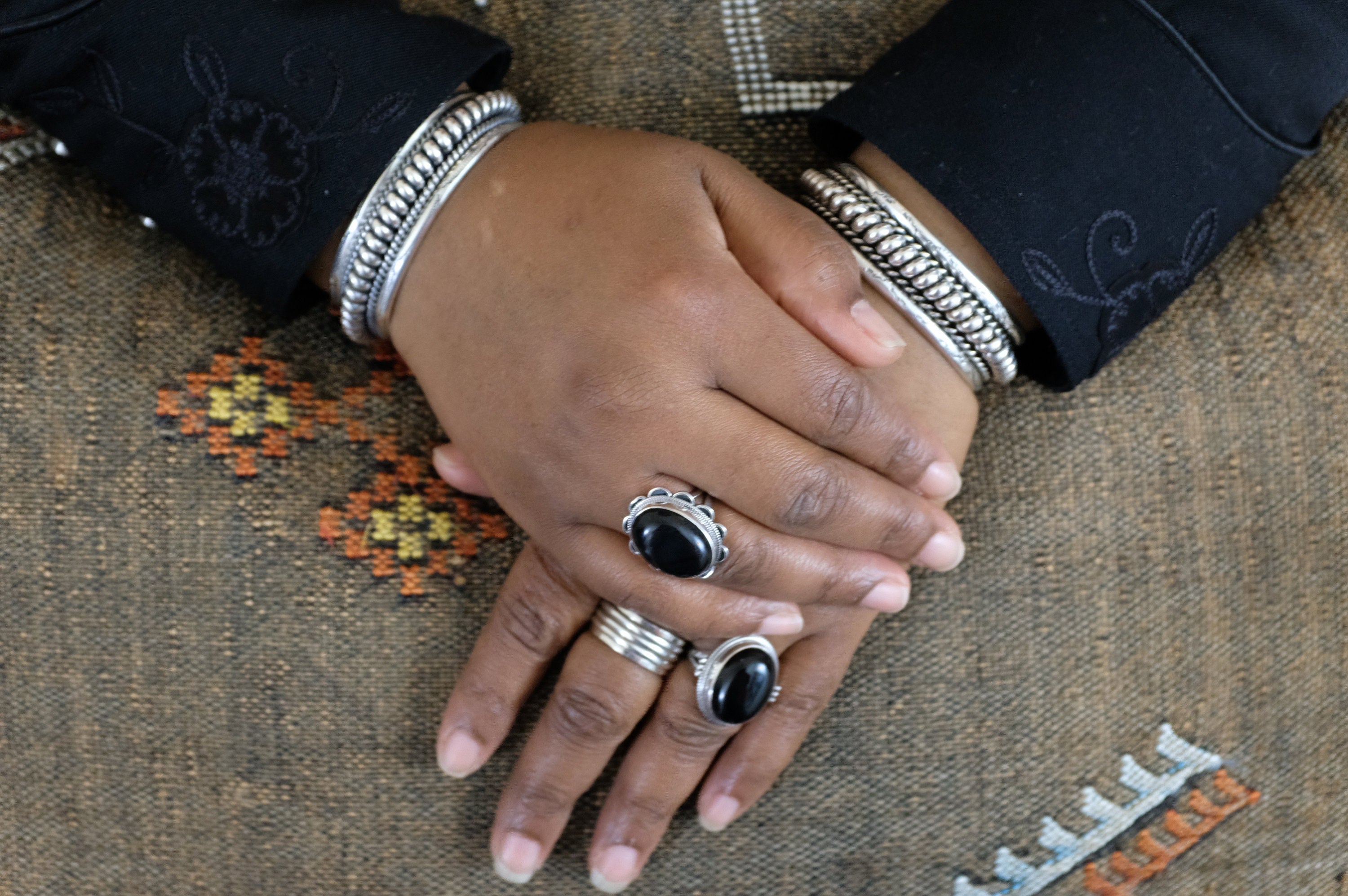 Sterling Silver Onyx Ring