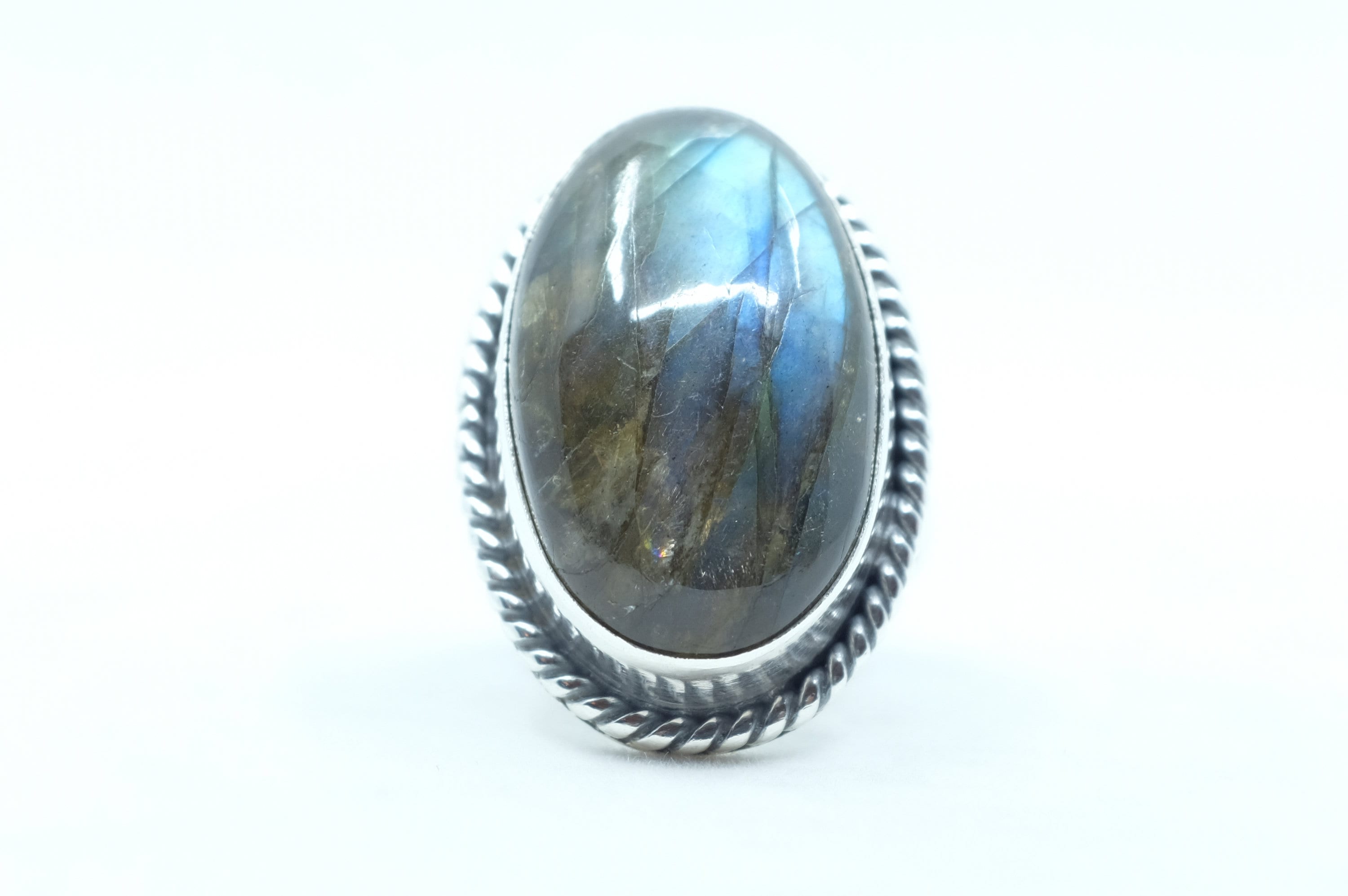 Sterling Silver Labradorite Ring