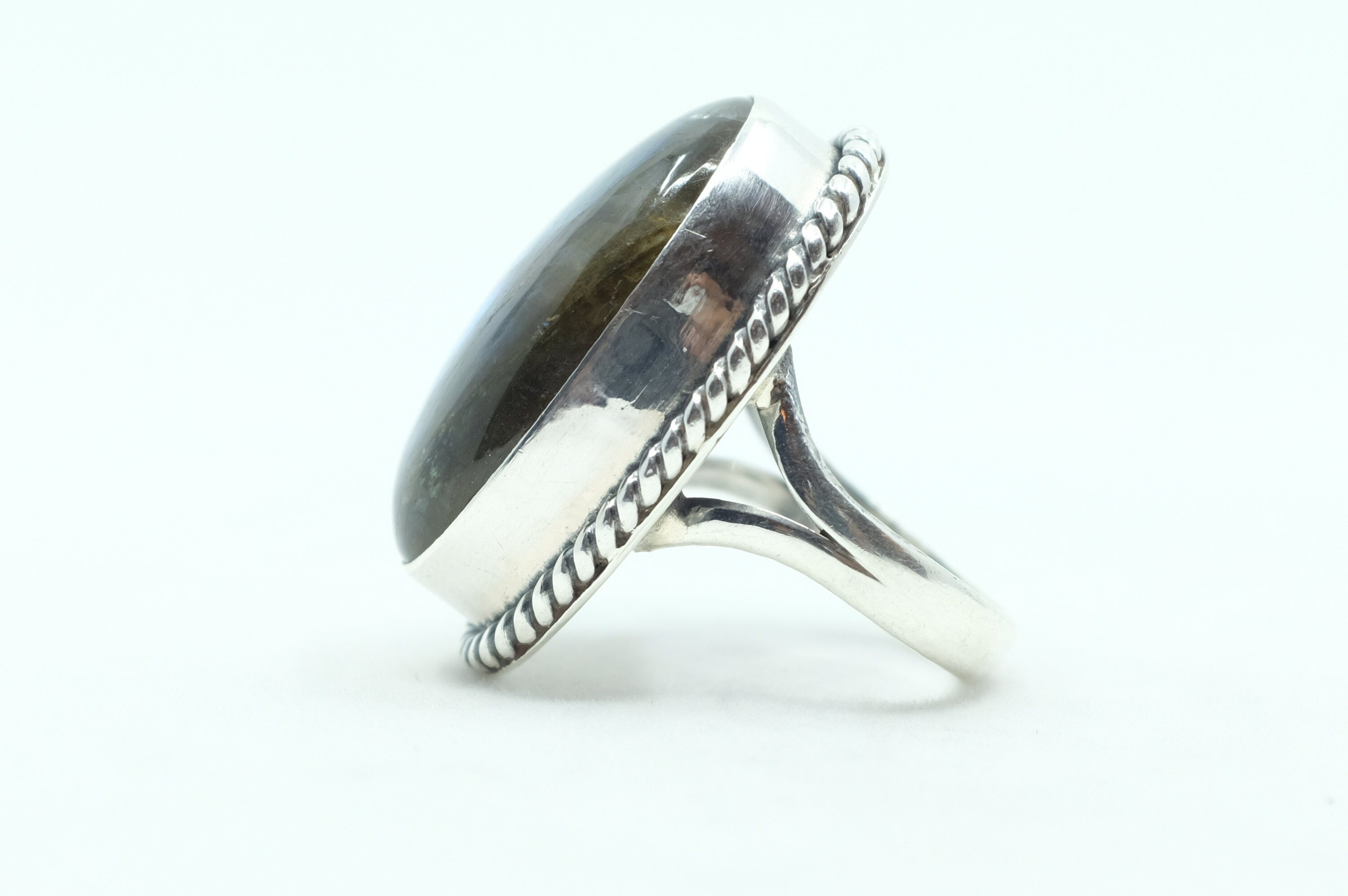 Sterling Silver Labradorite Ring