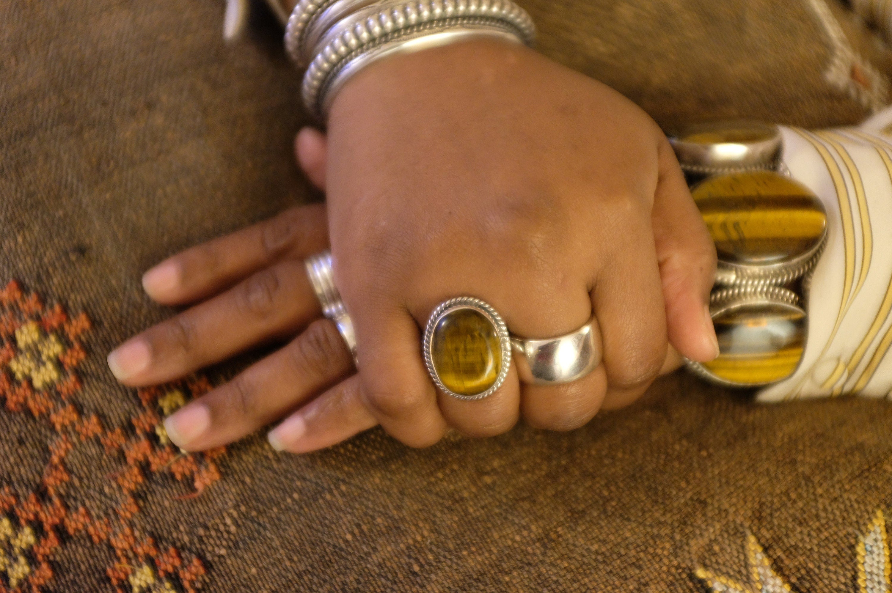 Sterling Silver Tiger's Eye Ring