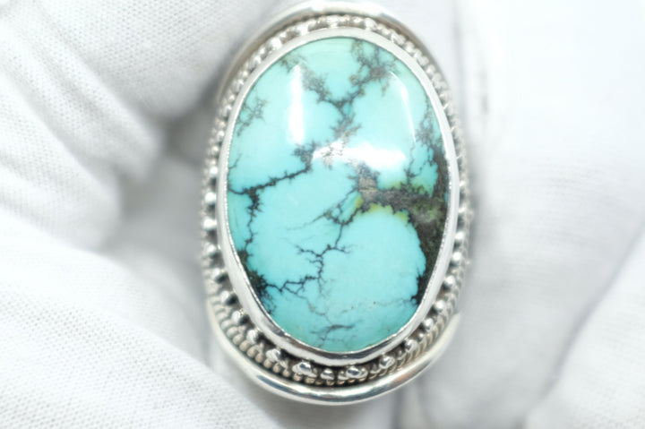 Sterling Silver Filigree Turquoise Ring