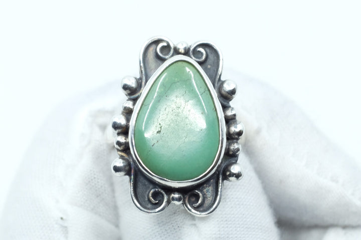 Sterling Silver Turquoise Filigree Ring