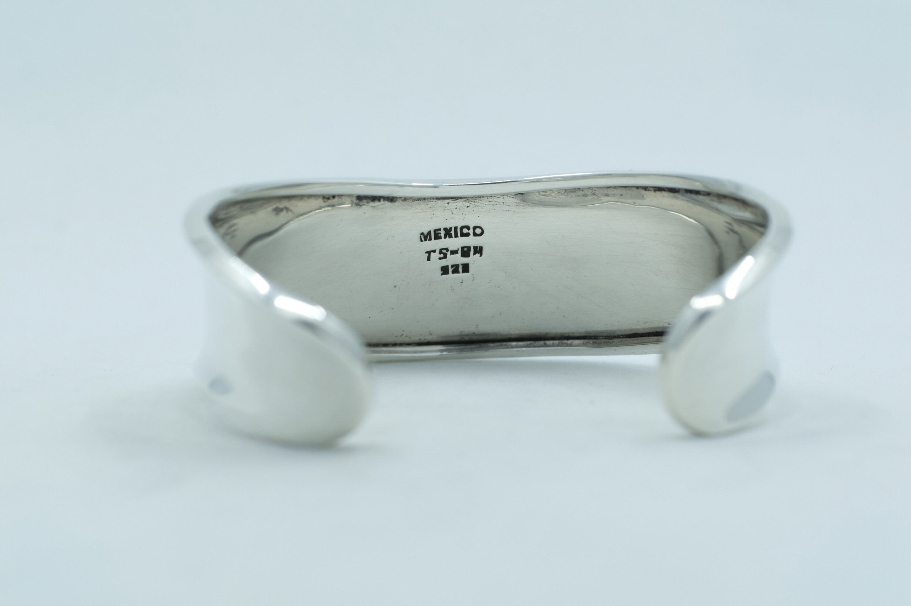 Sterling Silver Modernist Taxco Cuff Bracelet