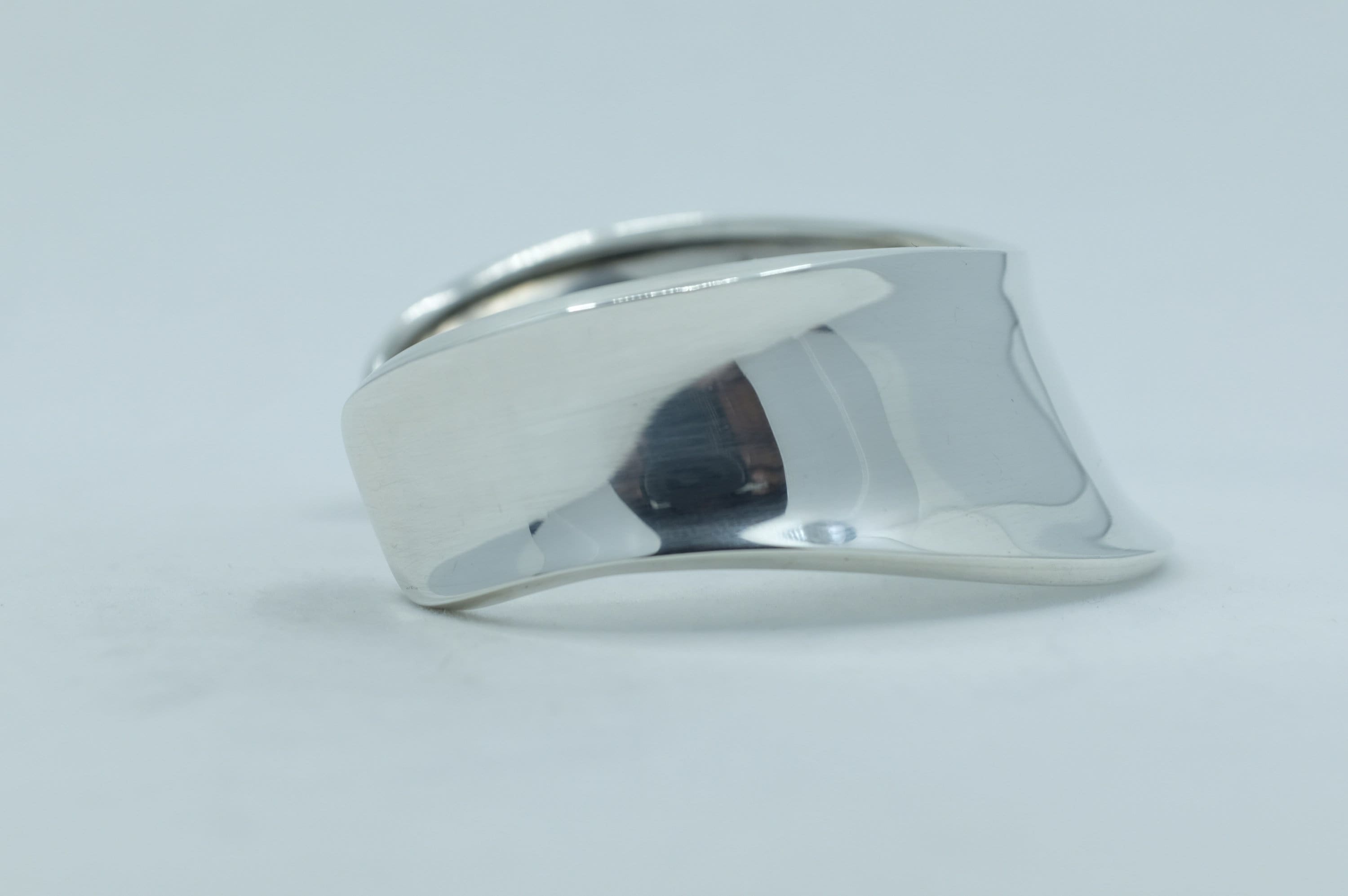 Sterling Silver Modernist Taxco Cuff Bracelet