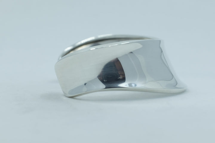 Sterling Silver Modernist Taxco Cuff Bracelet