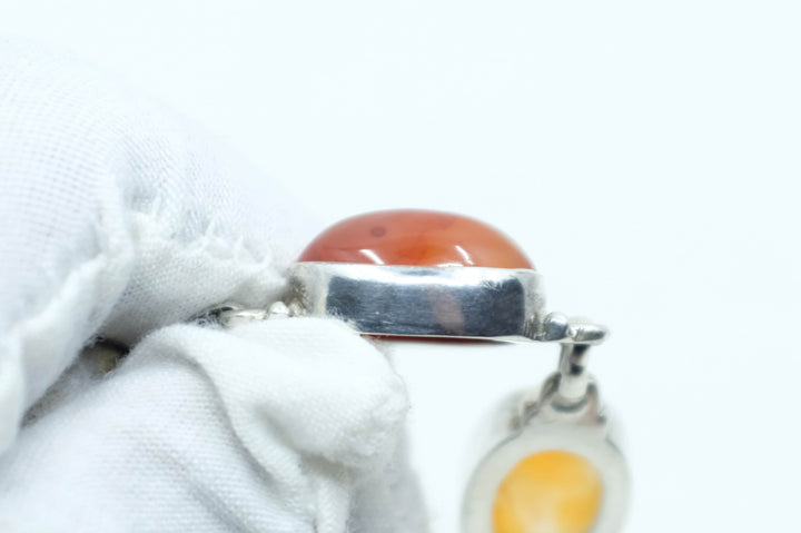 Sterling Silver Red Onyx Tennis Bracelet