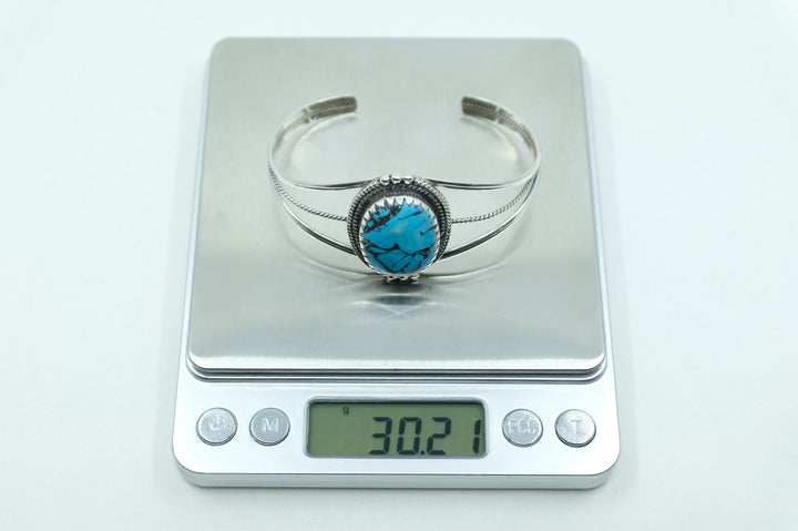 Sterling Silver Turquoise Cuff Bracelet