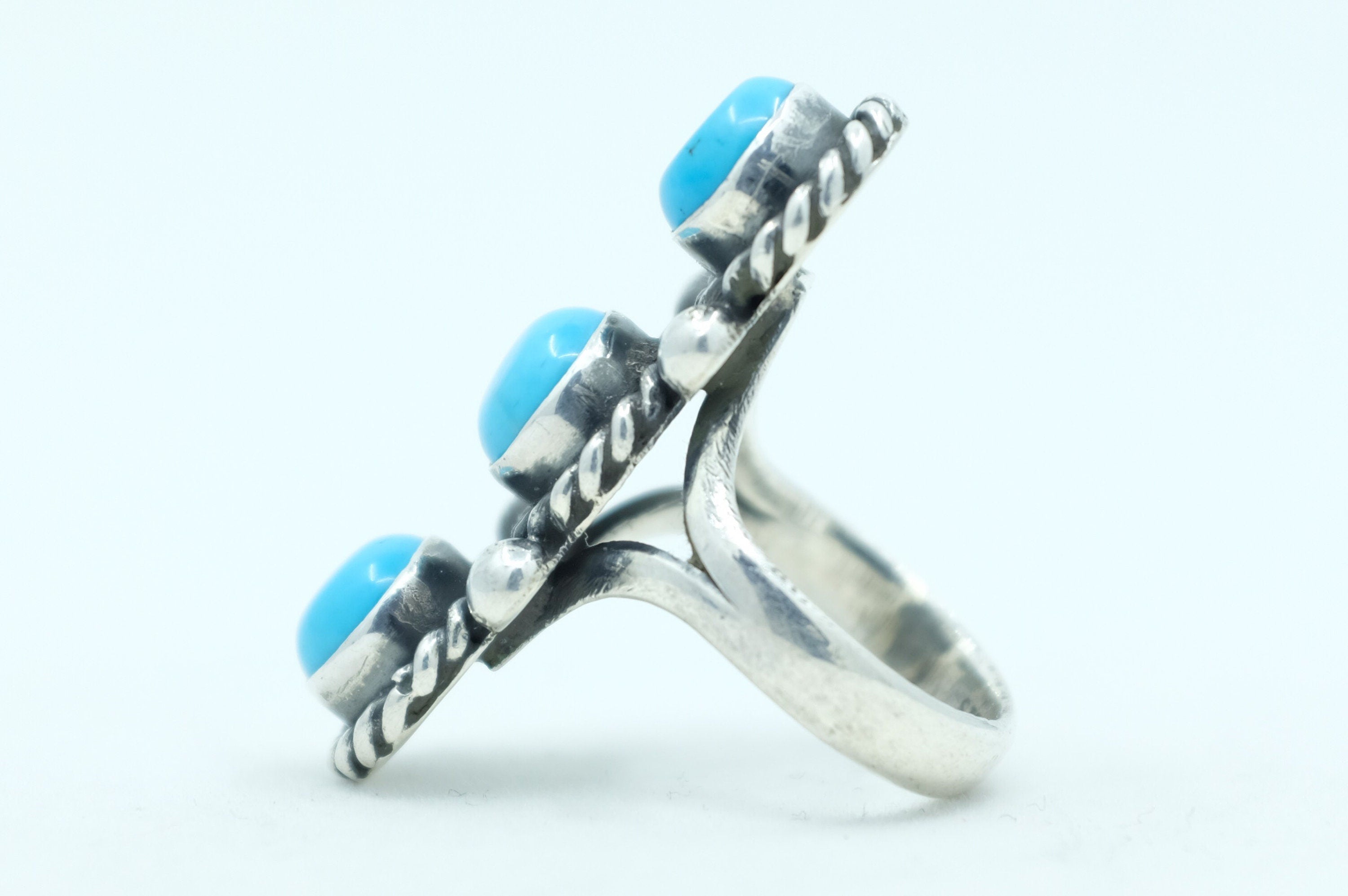 Sterling Silver Sleeping Beauty Turquoise Ring