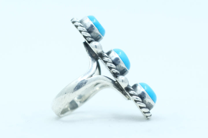 Sterling Silver Sleeping Beauty Turquoise Ring