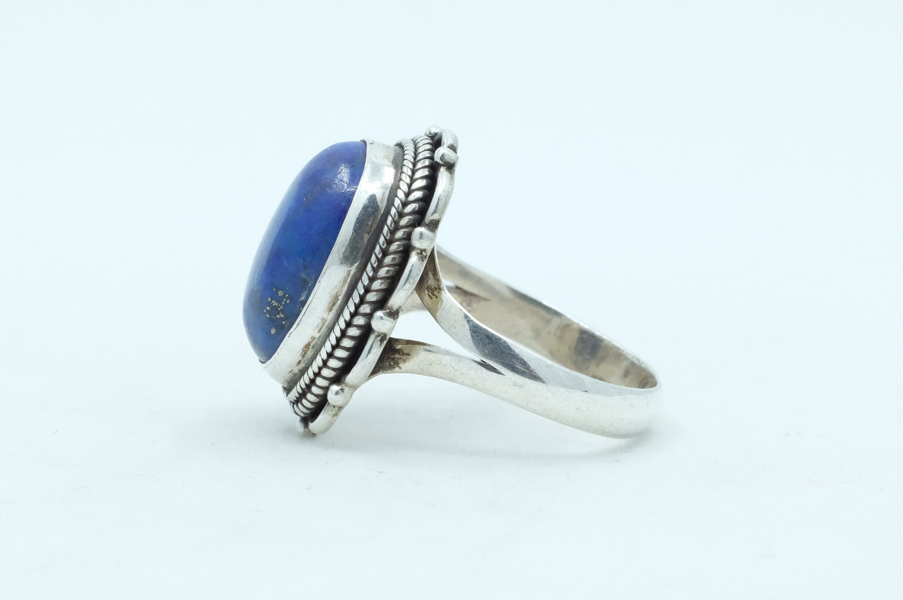 Sterling Silver Lapis Ring