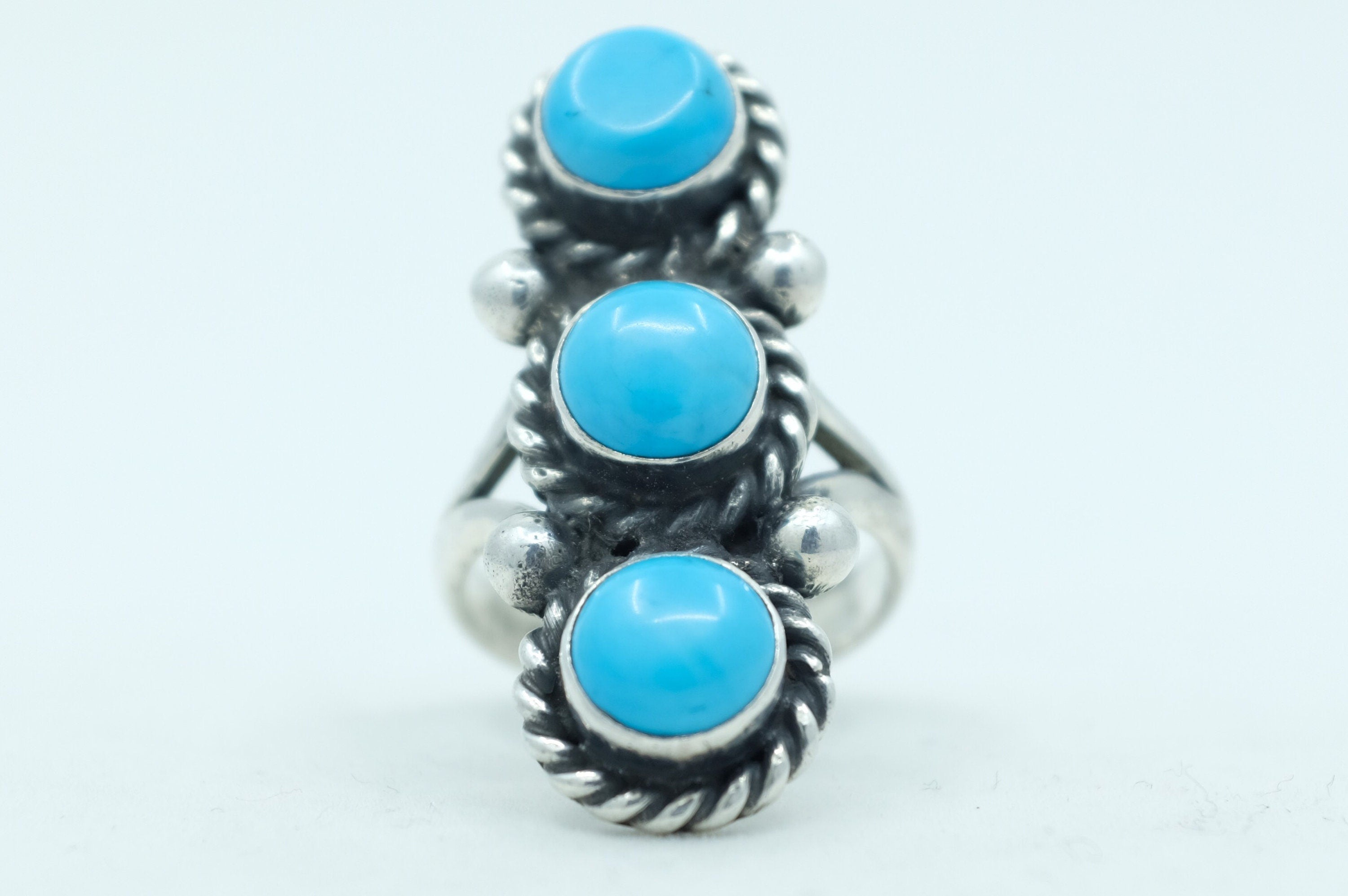 Sterling Silver Sleeping Beauty Turquoise Ring