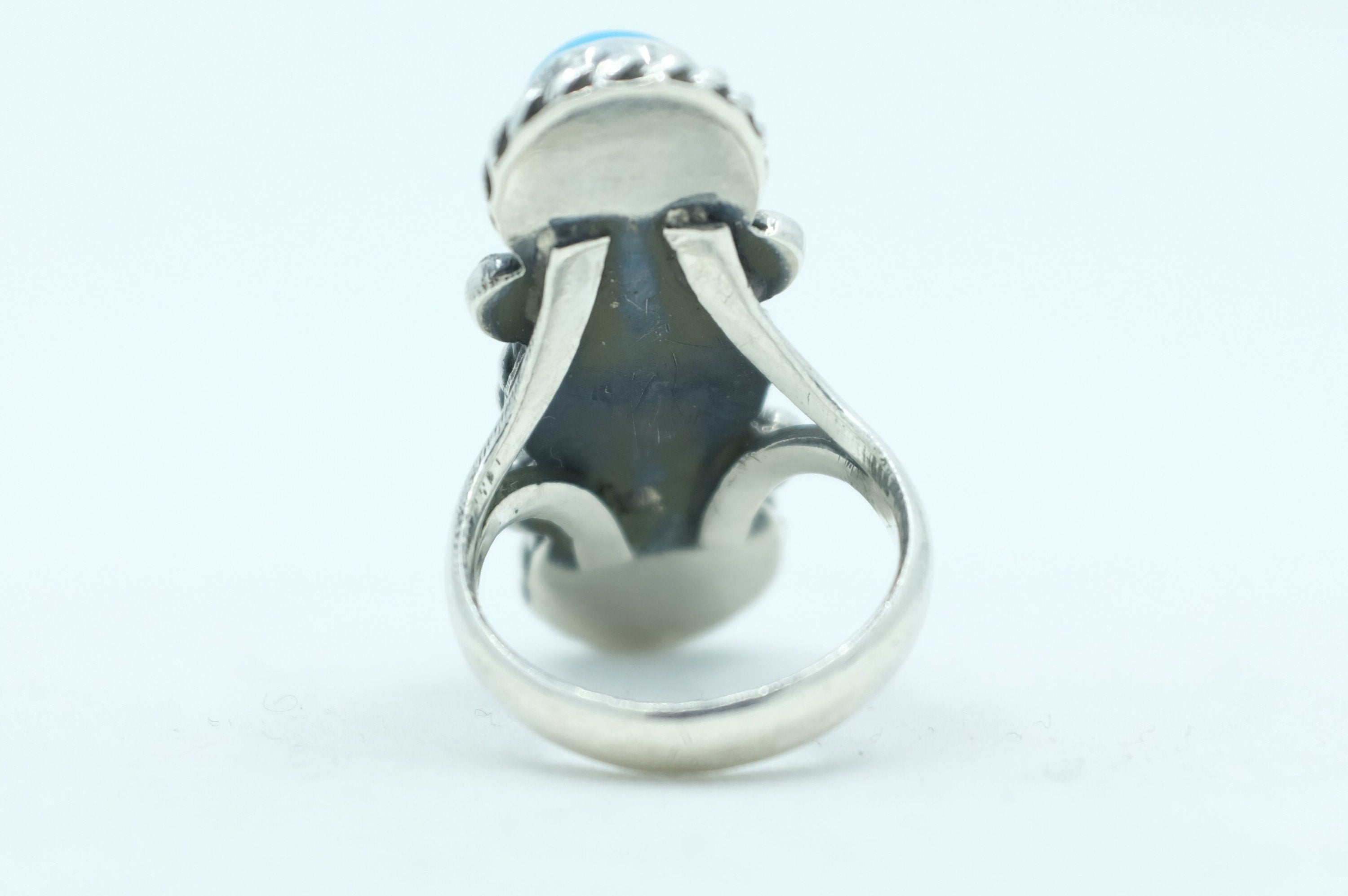 Sterling Silver Sleeping Beauty Turquoise Ring