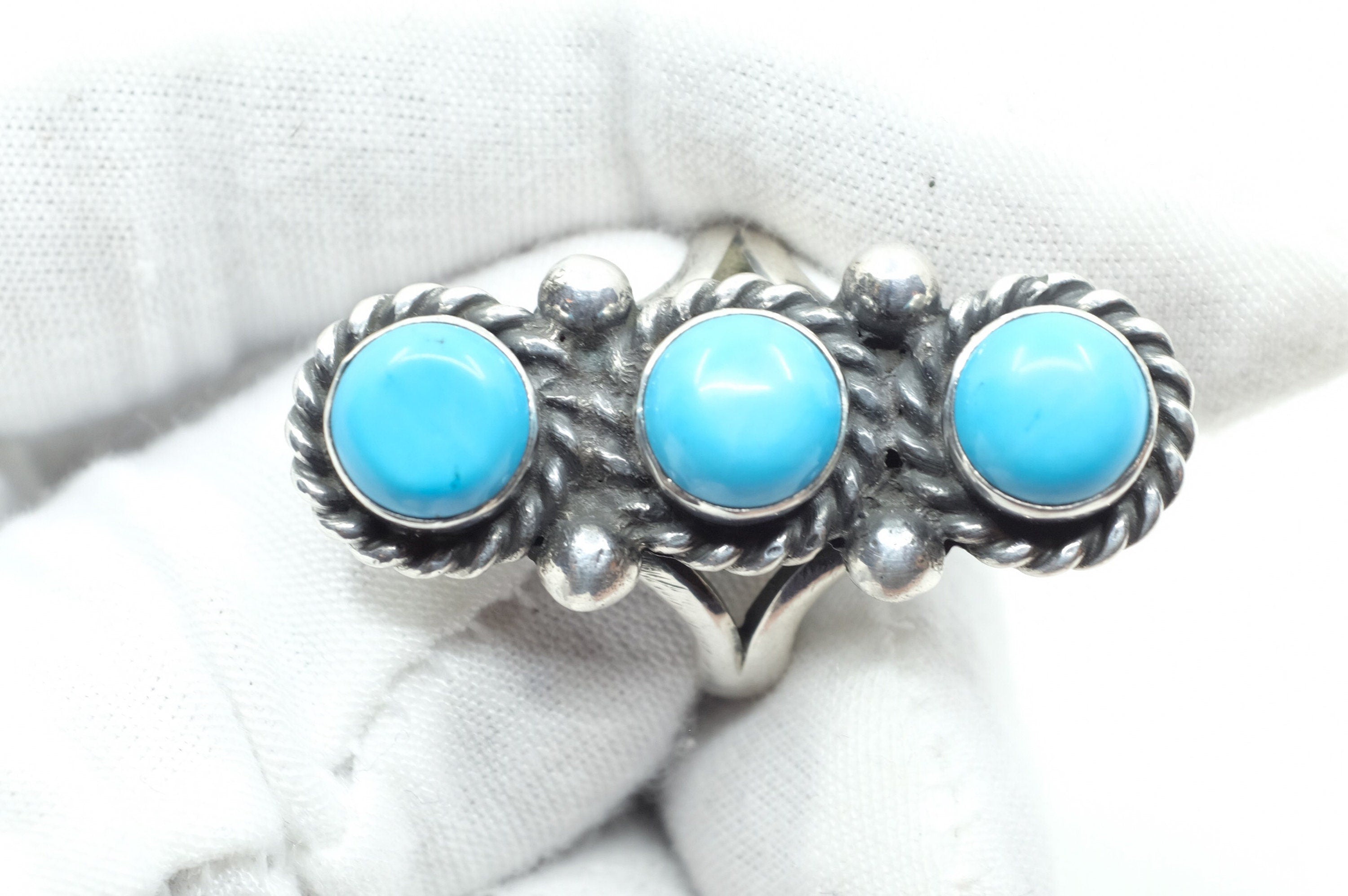 Sterling Silver Sleeping Beauty Turquoise Ring