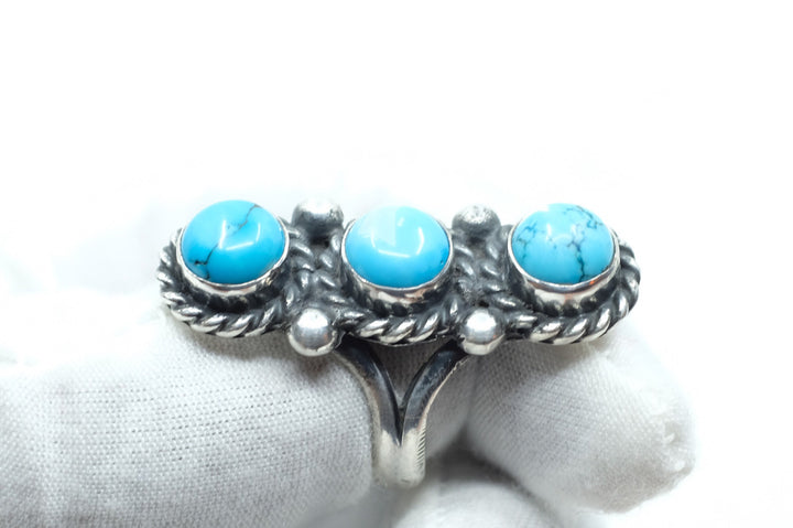 Sterling Silver Sleeping Beauty Turquoise Ring (2)