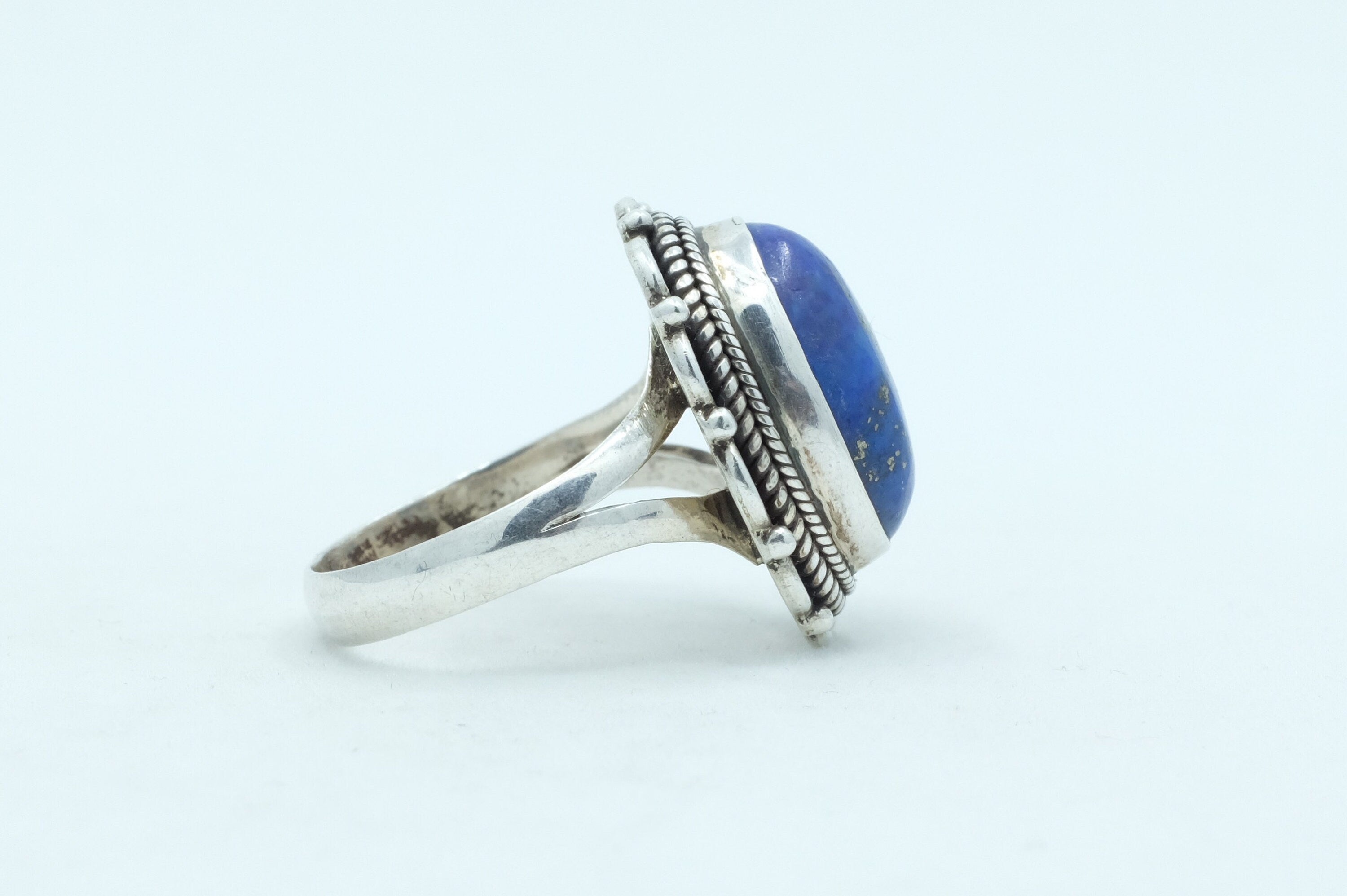 Sterling Silver Lapis Ring