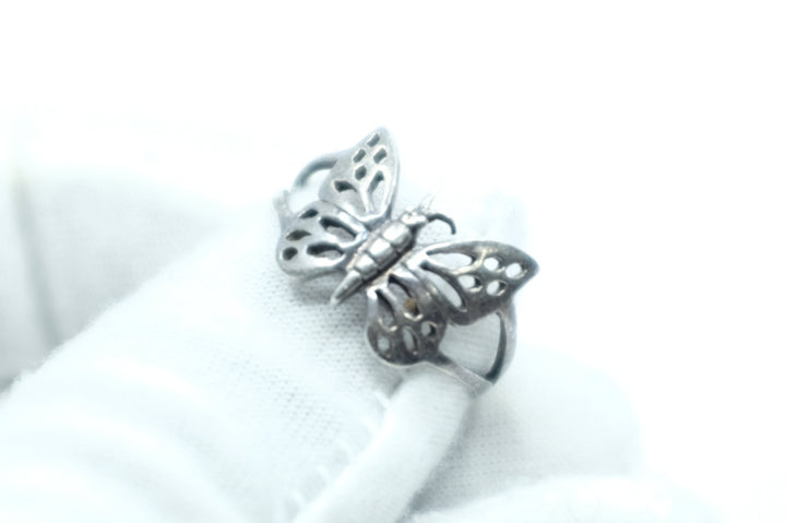 Sterling Silver Butterfly Ring