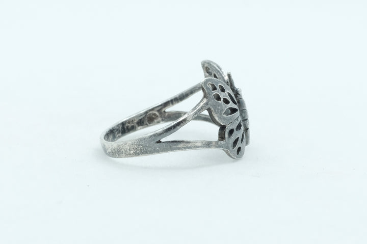 Sterling Silver Butterfly Ring