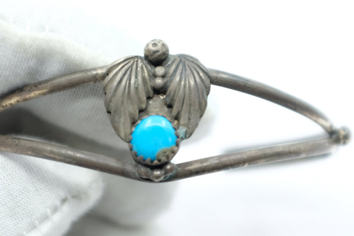 Sterling Silver Turquoise Navajo Cuff Bracelet