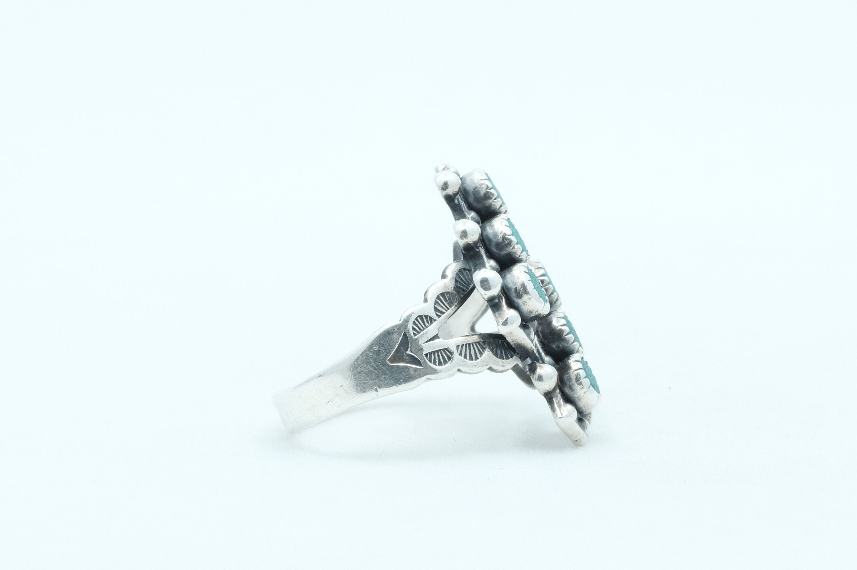 Sterling SIlver Petit Point Zuni Ring